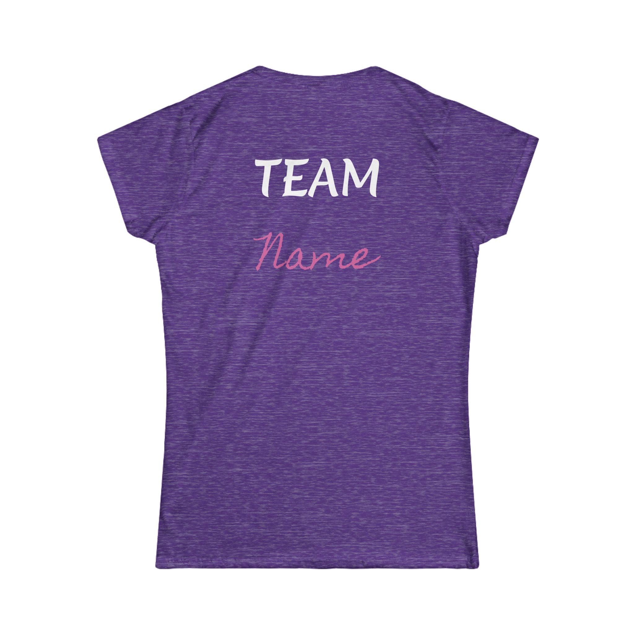 Women's Personalized Team "Name" Tee
