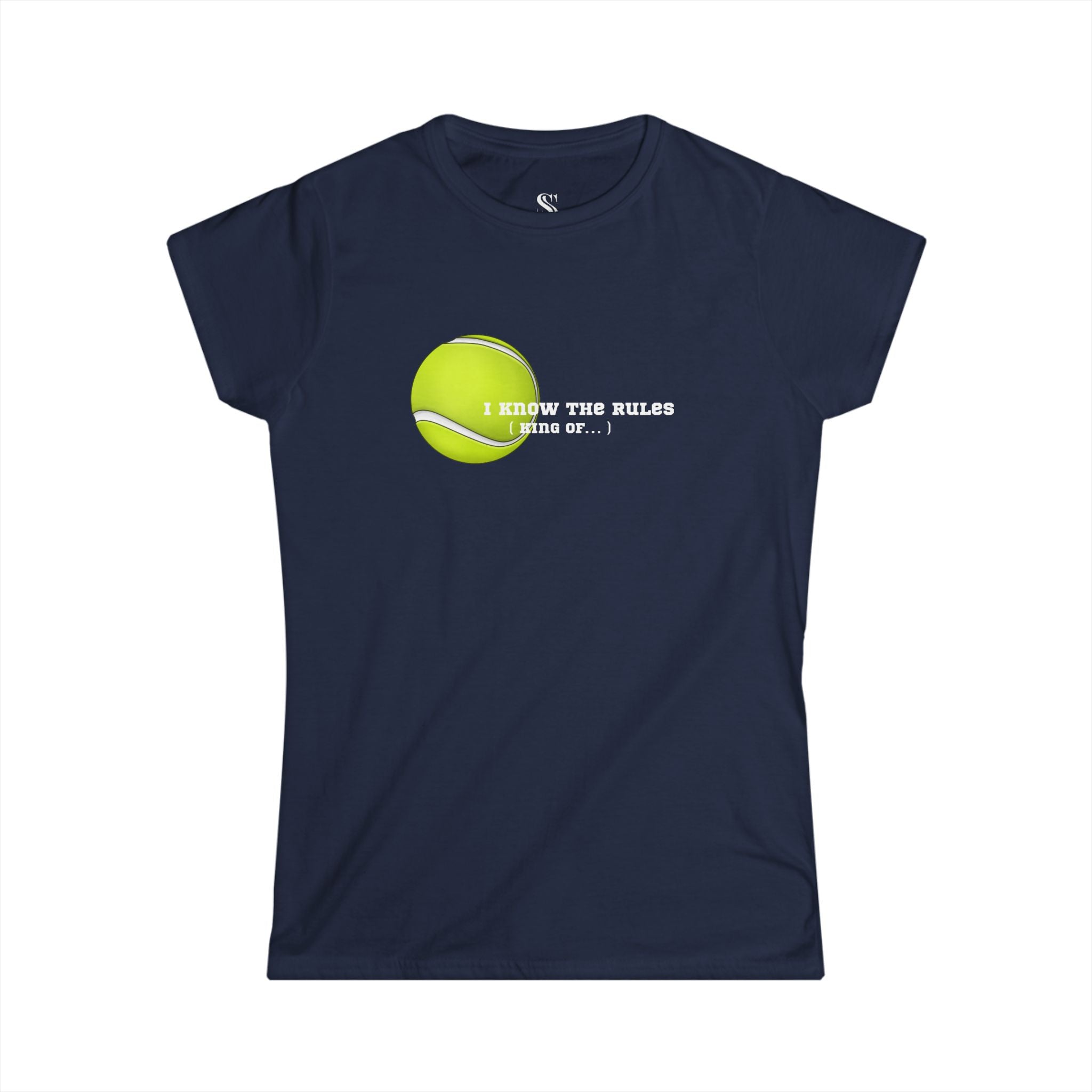 Women's "I Know the Rules" Tennis Tee