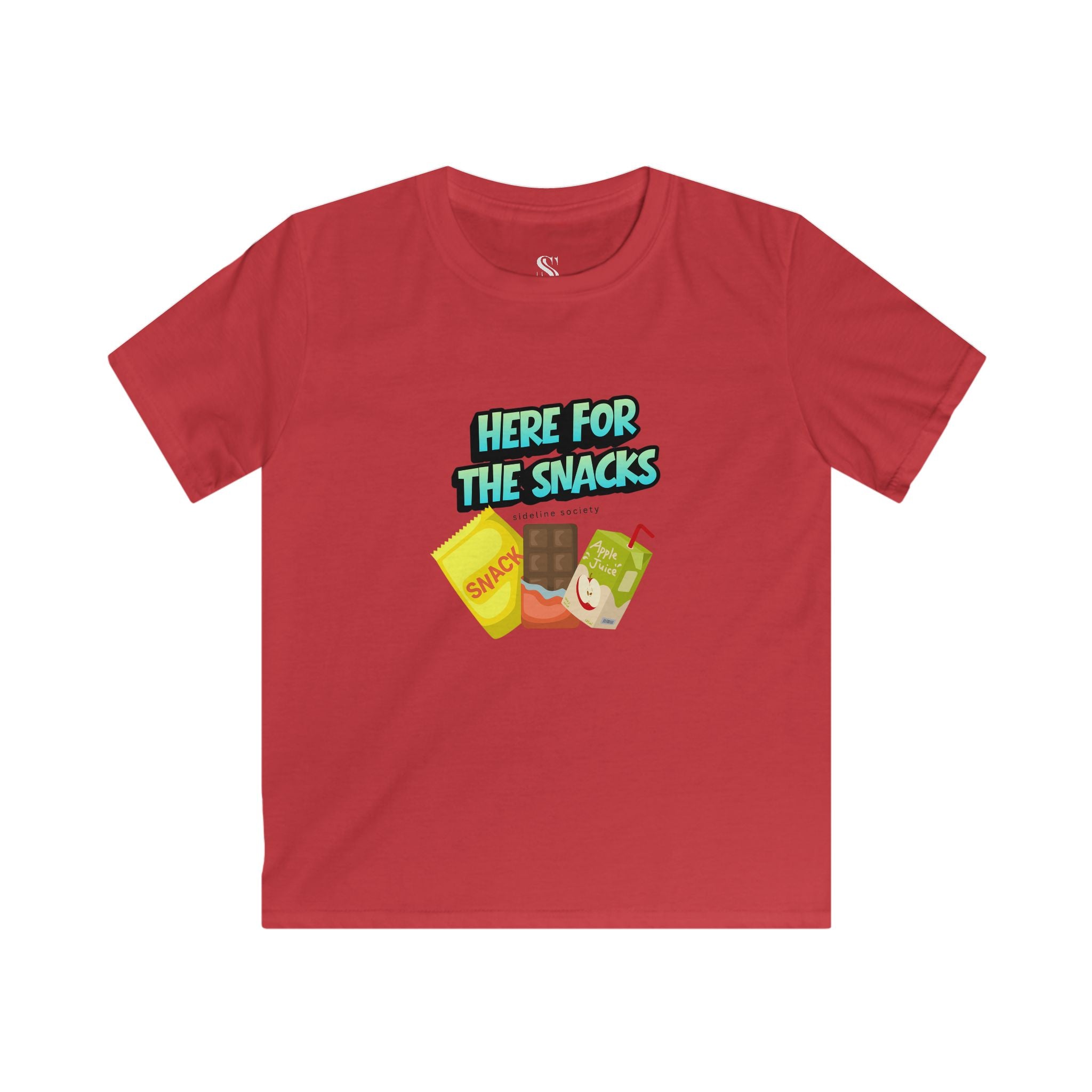Children's "Here for the Snacks" Graphic Tee