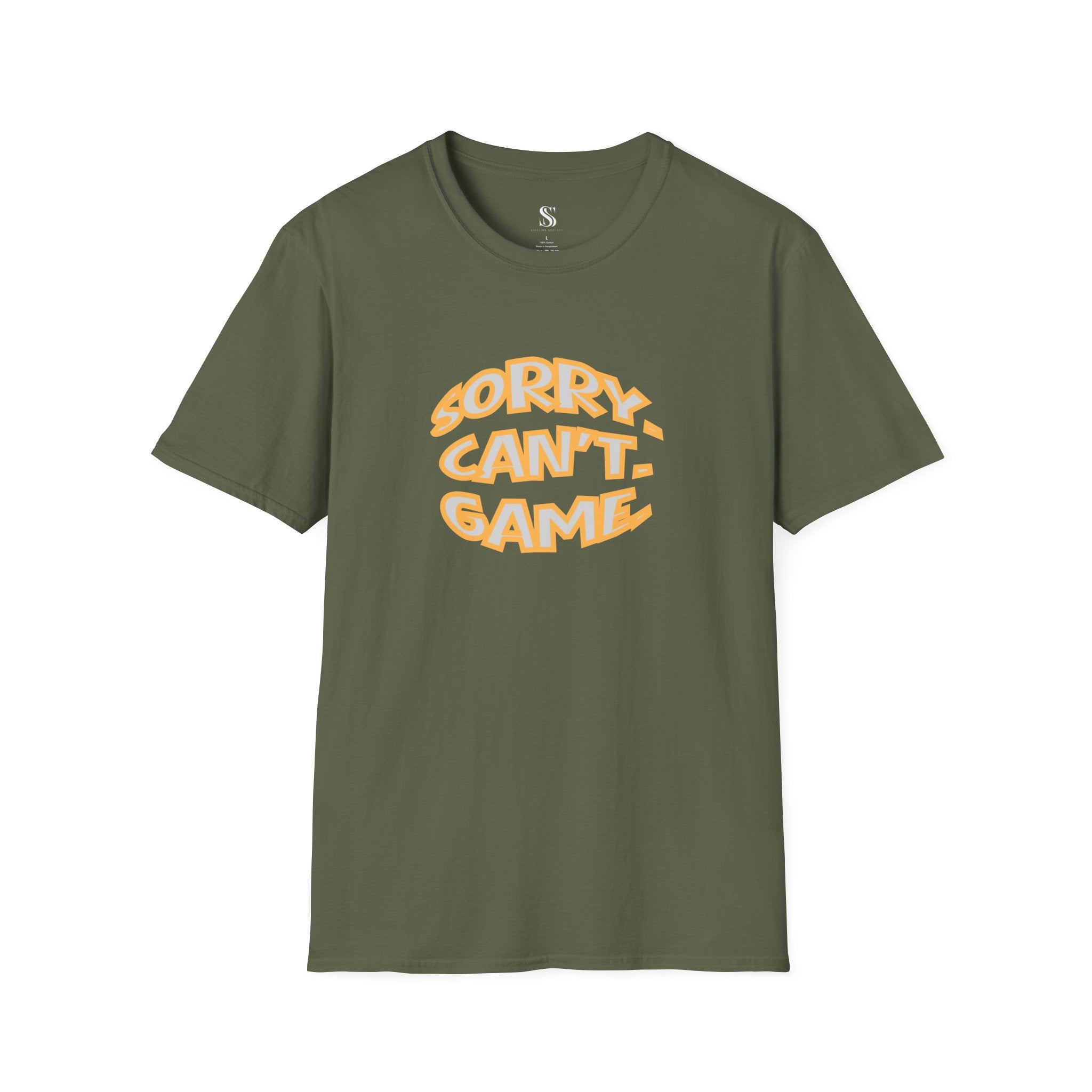 Men's "Sorry. Can't. Game." Retro Tee