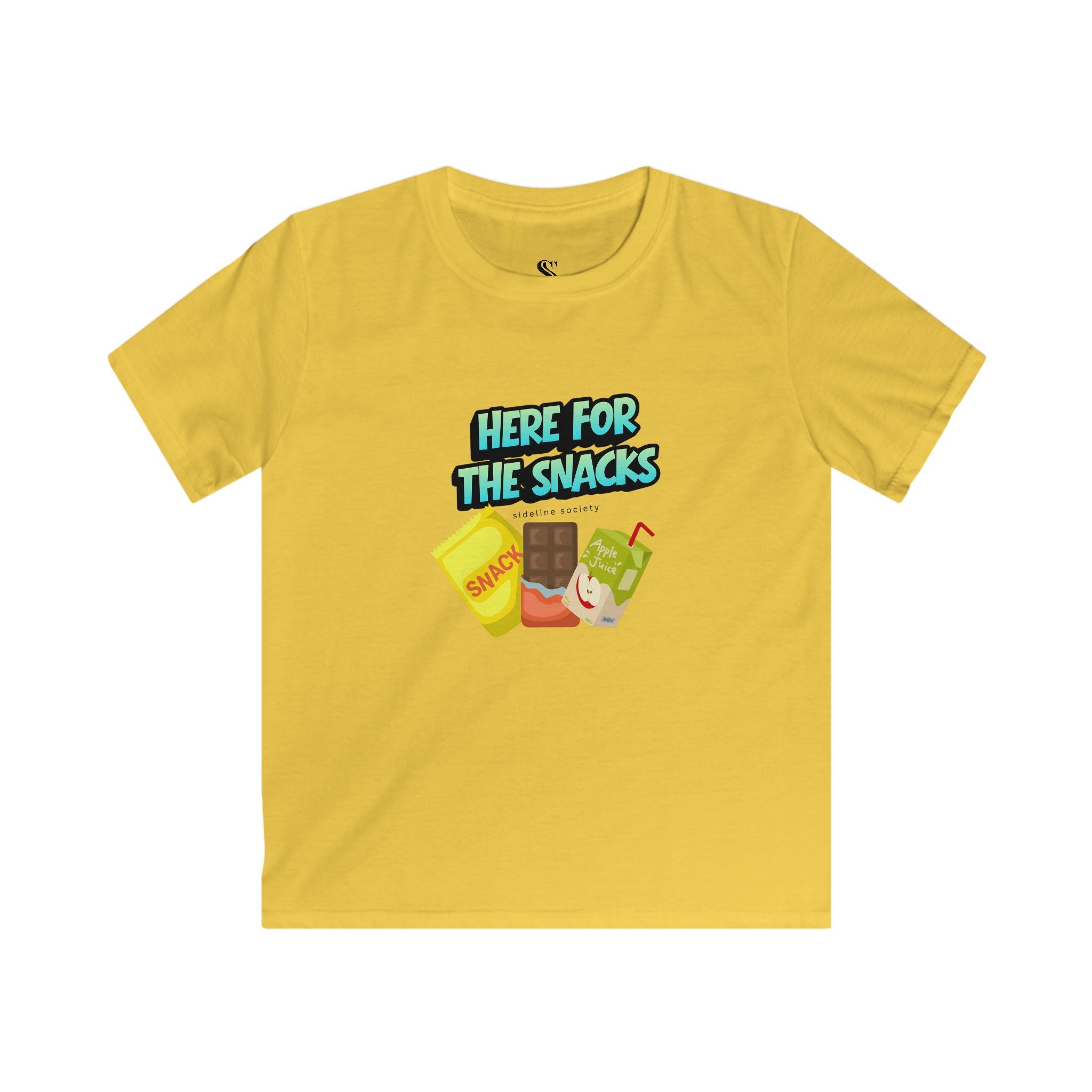 Children's "Here for the Snacks" Graphic Tee