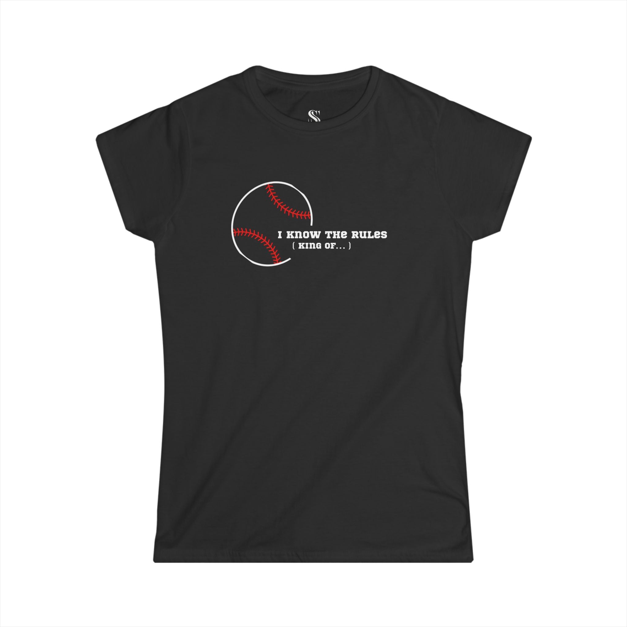 Women’s "I Know the Rules" Baseball Tee