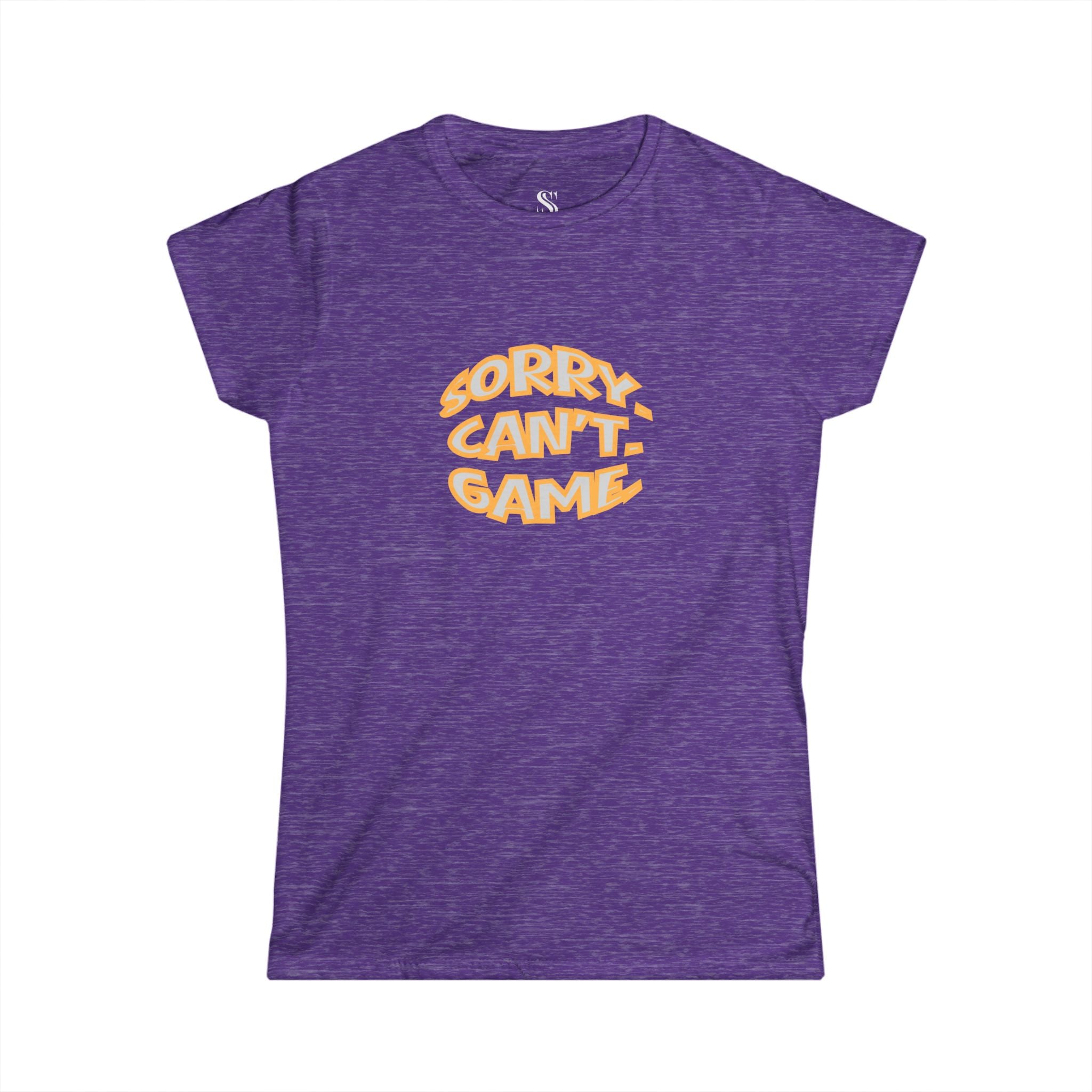 Women's "Sorry. Can't. Game." Retro Tee