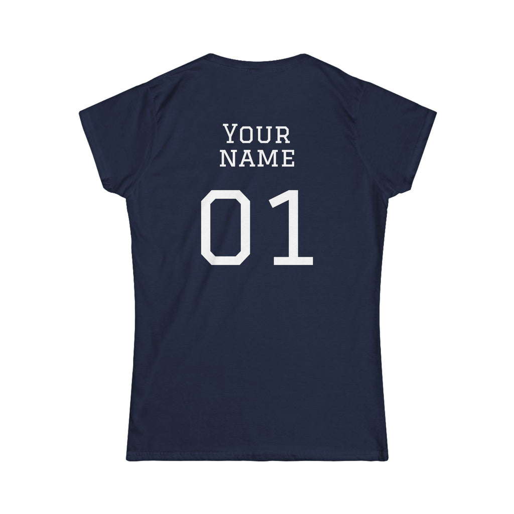 Women's "Sideline Family" Personalized Name & Number Tee