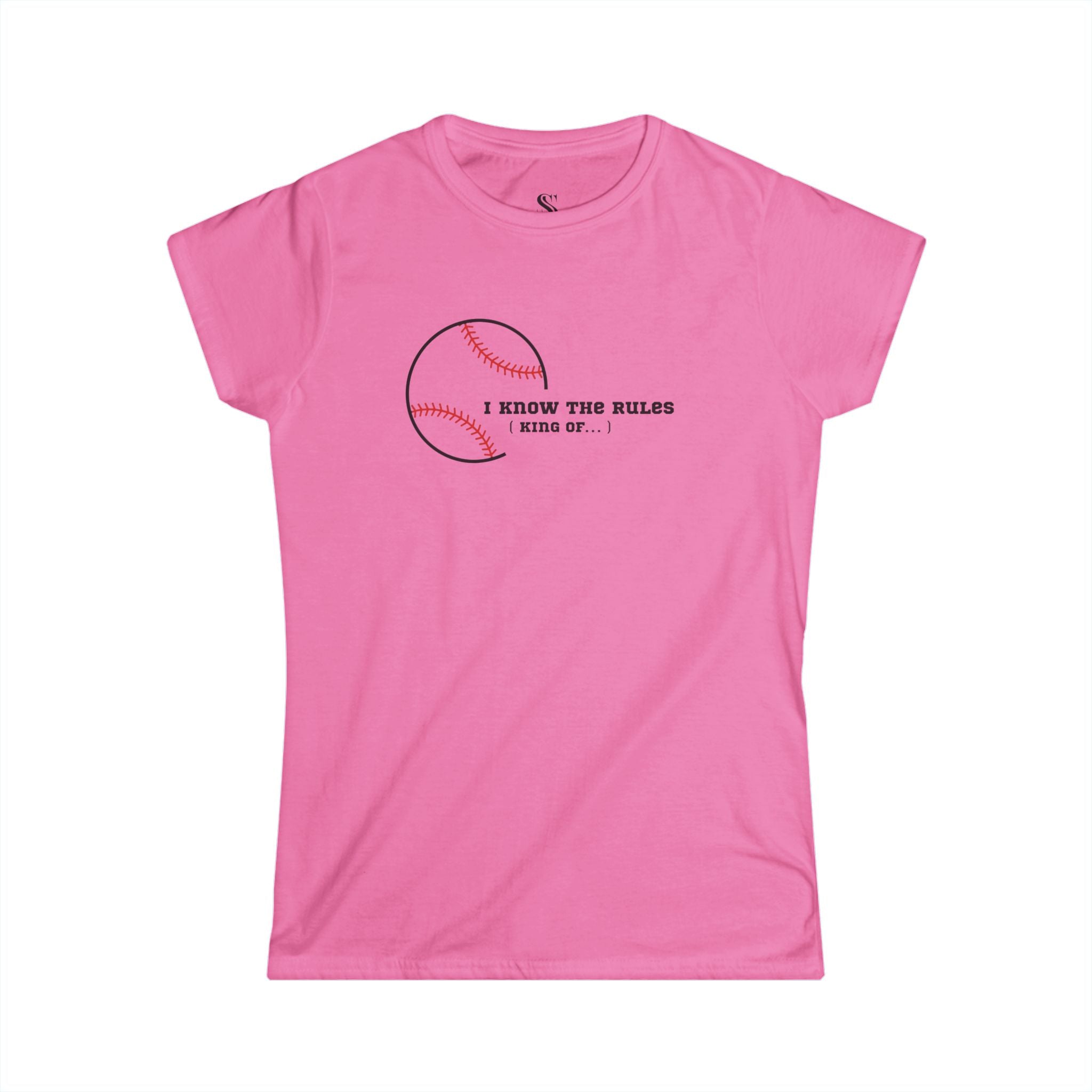 Women’s "I Know the Rules" Baseball Tee