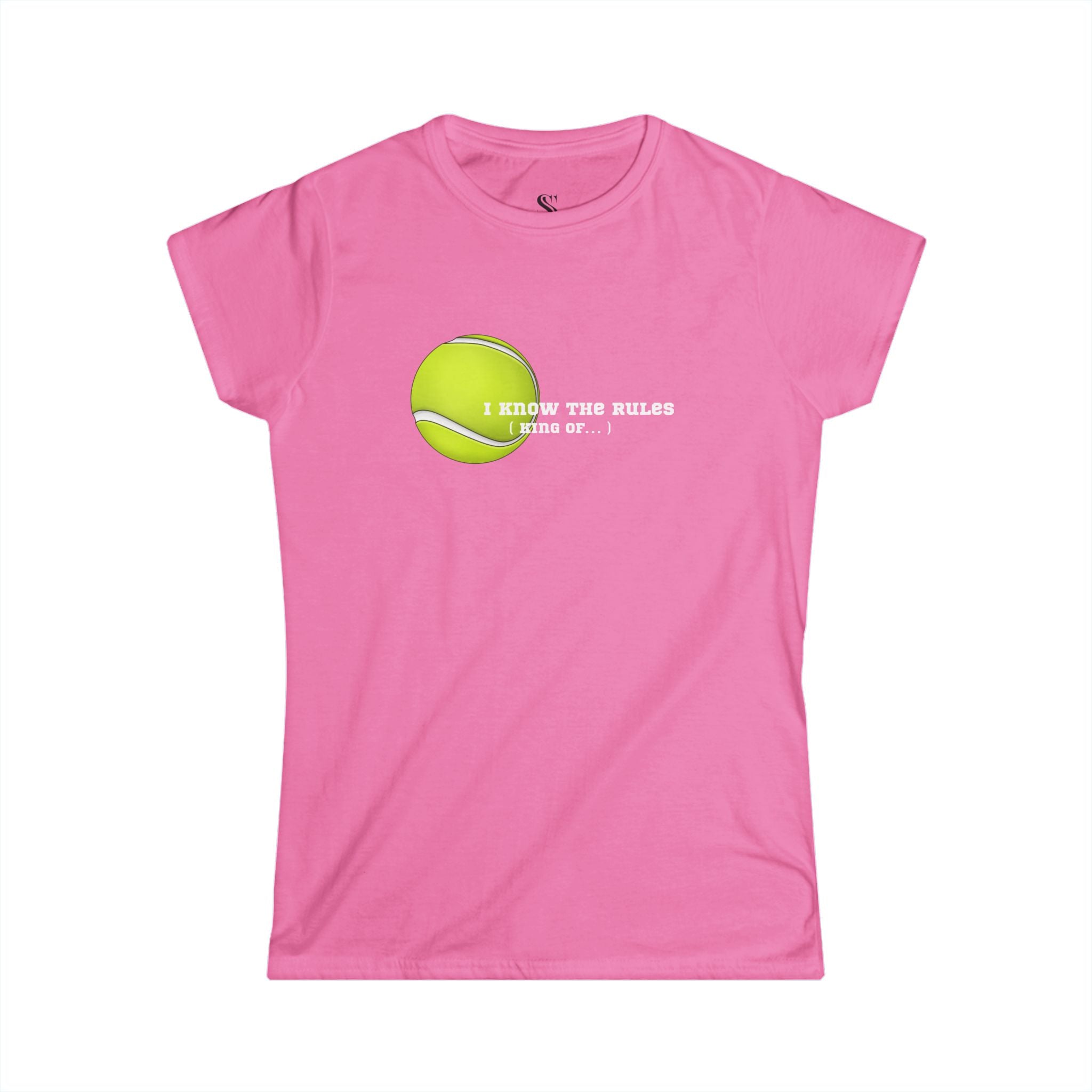 Women's "I Know the Rules" Tennis Tee