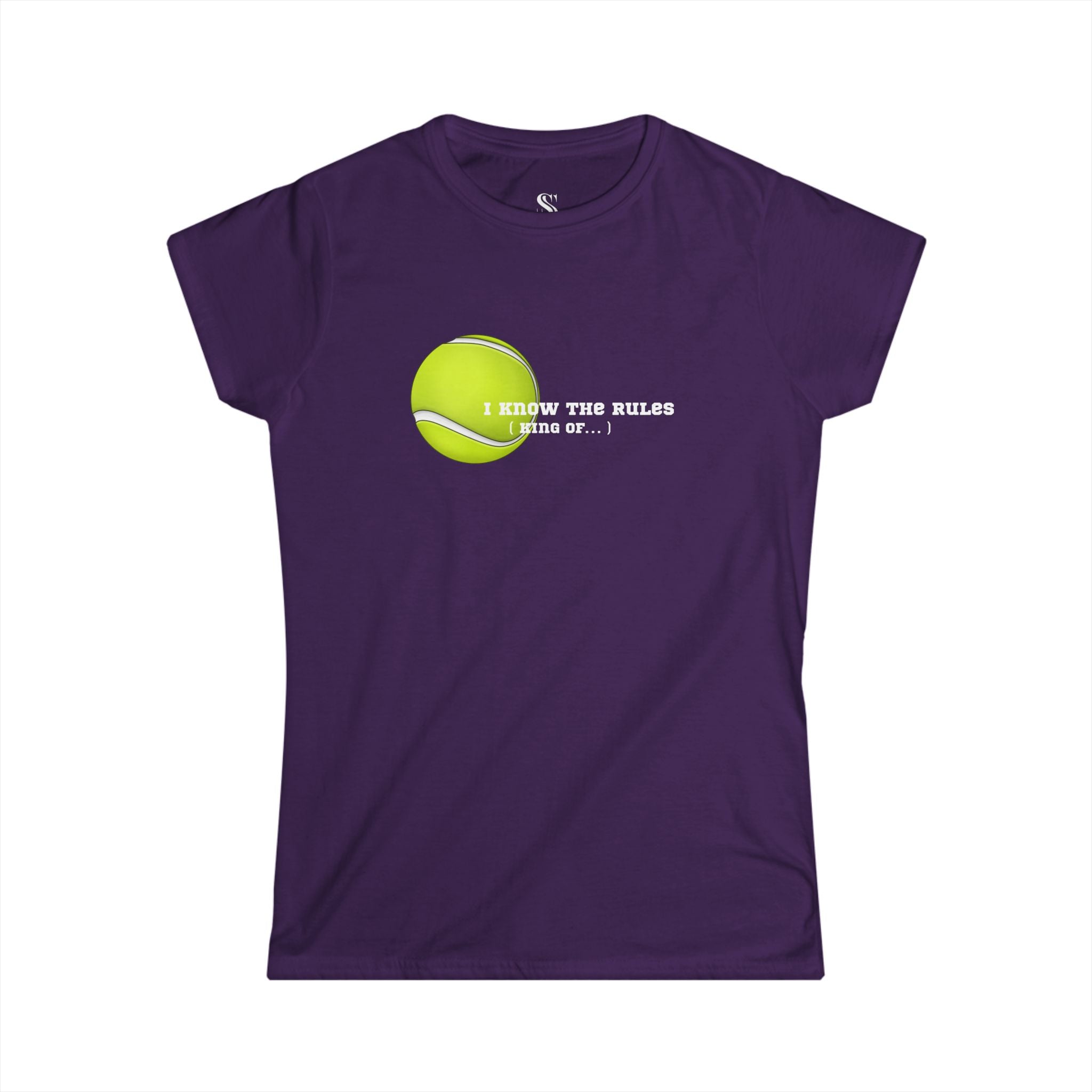 Women's "I Know the Rules" Tennis Tee