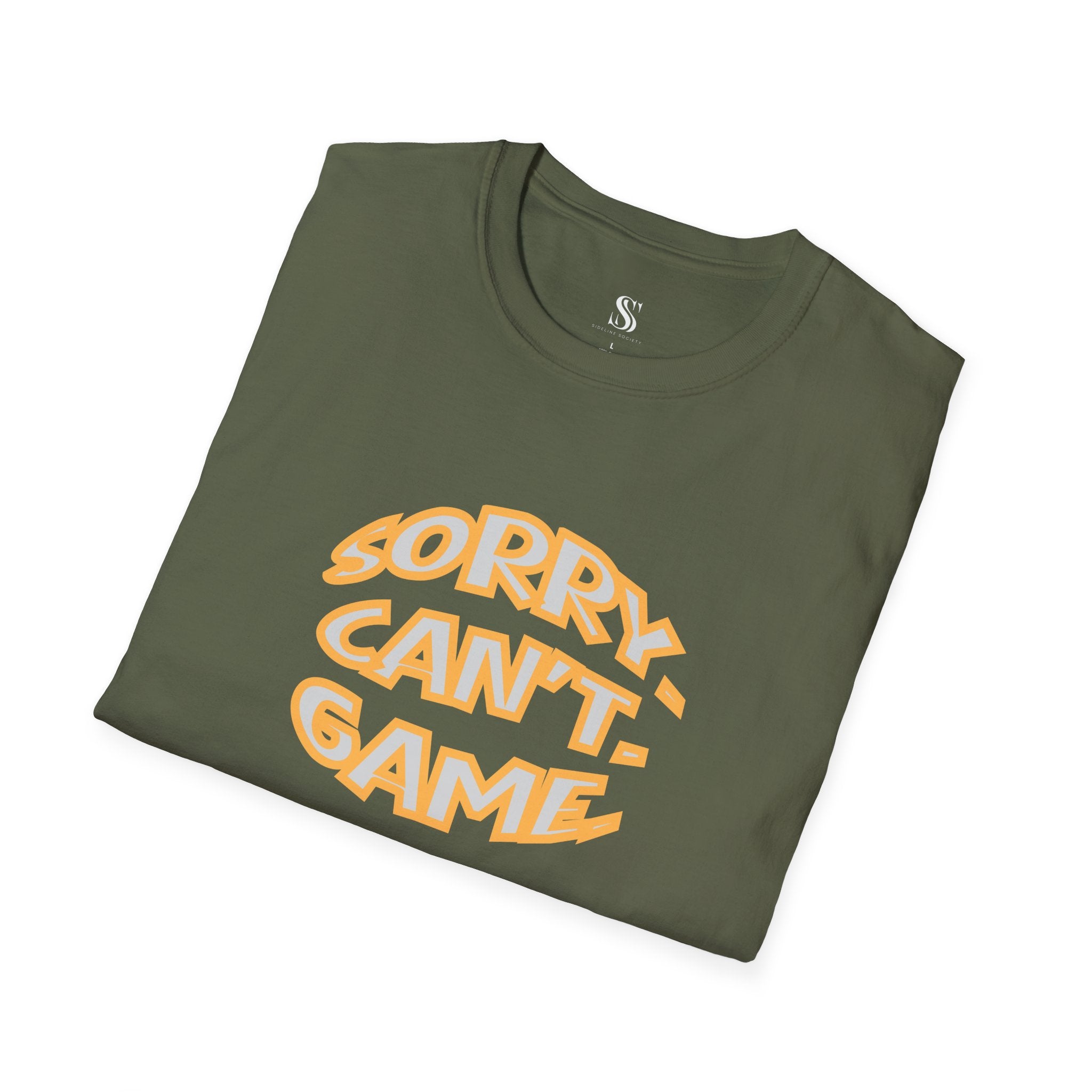 Men's "Sorry. Can't. Game." Retro Tee