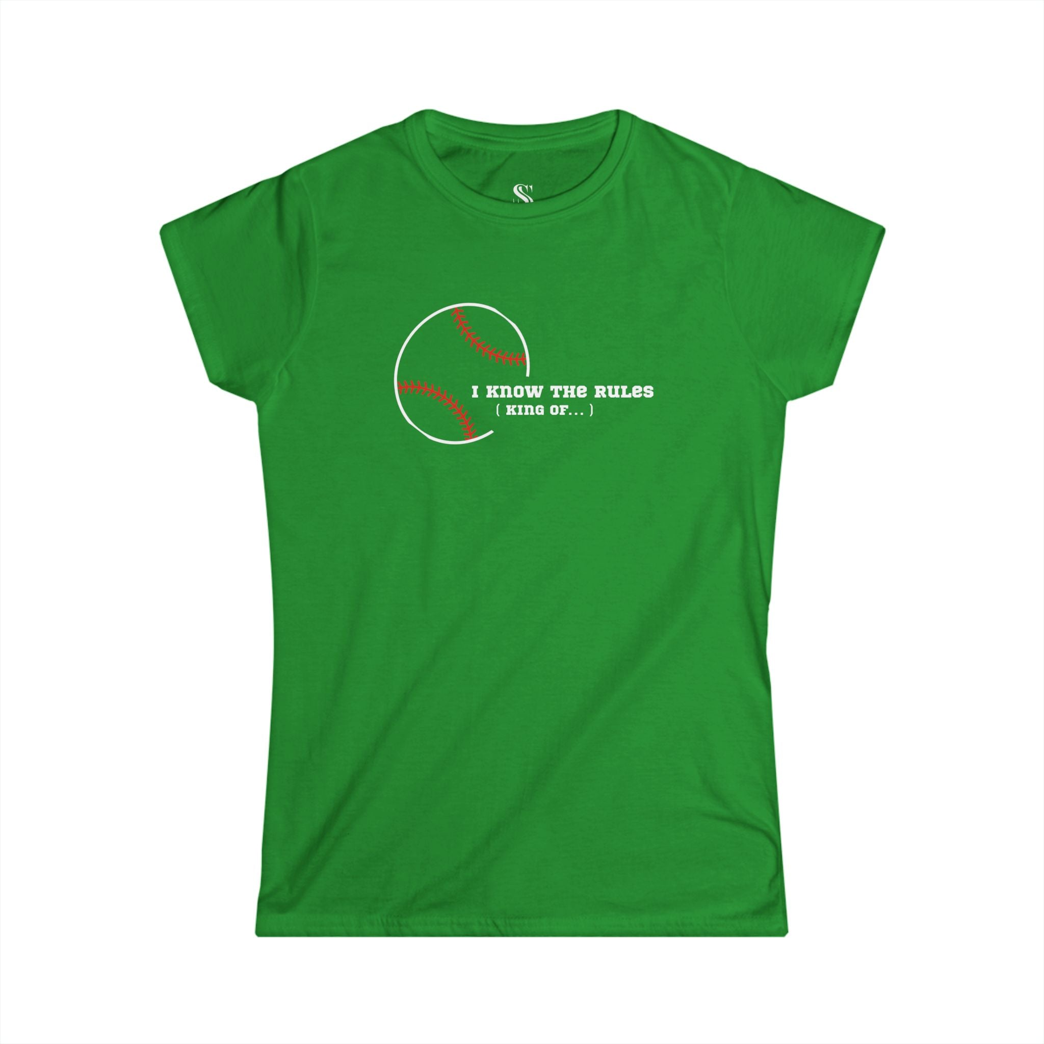 Women’s "I Know the Rules" Baseball Tee