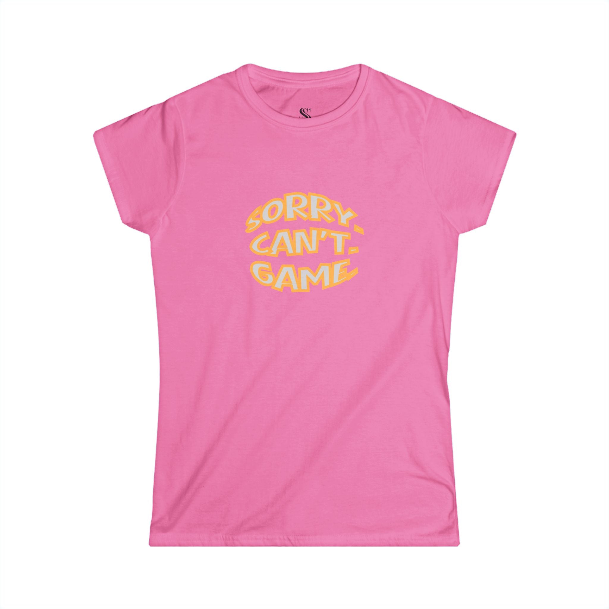 Women's "Sorry. Can't. Game." Retro Tee
