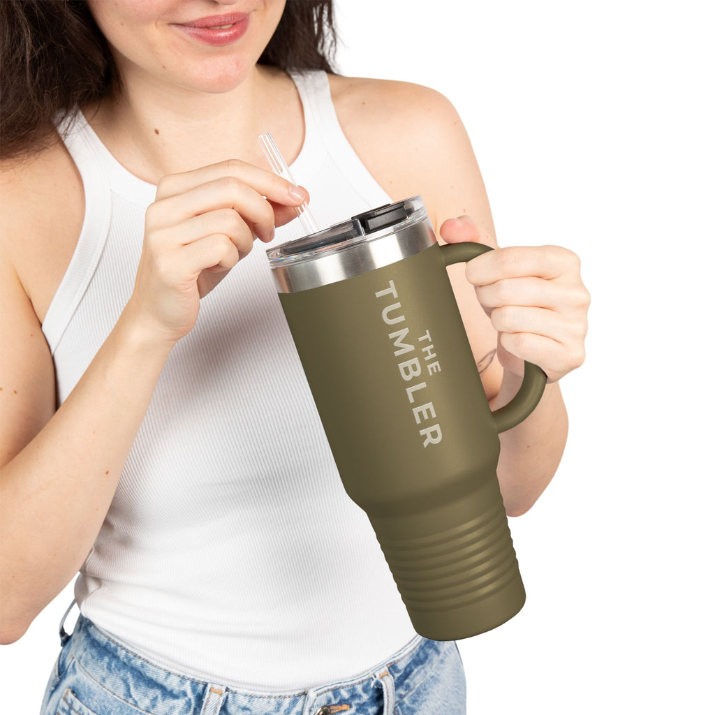 Sideline 40oz. Stainless Insulated Tumbler w/ Straw