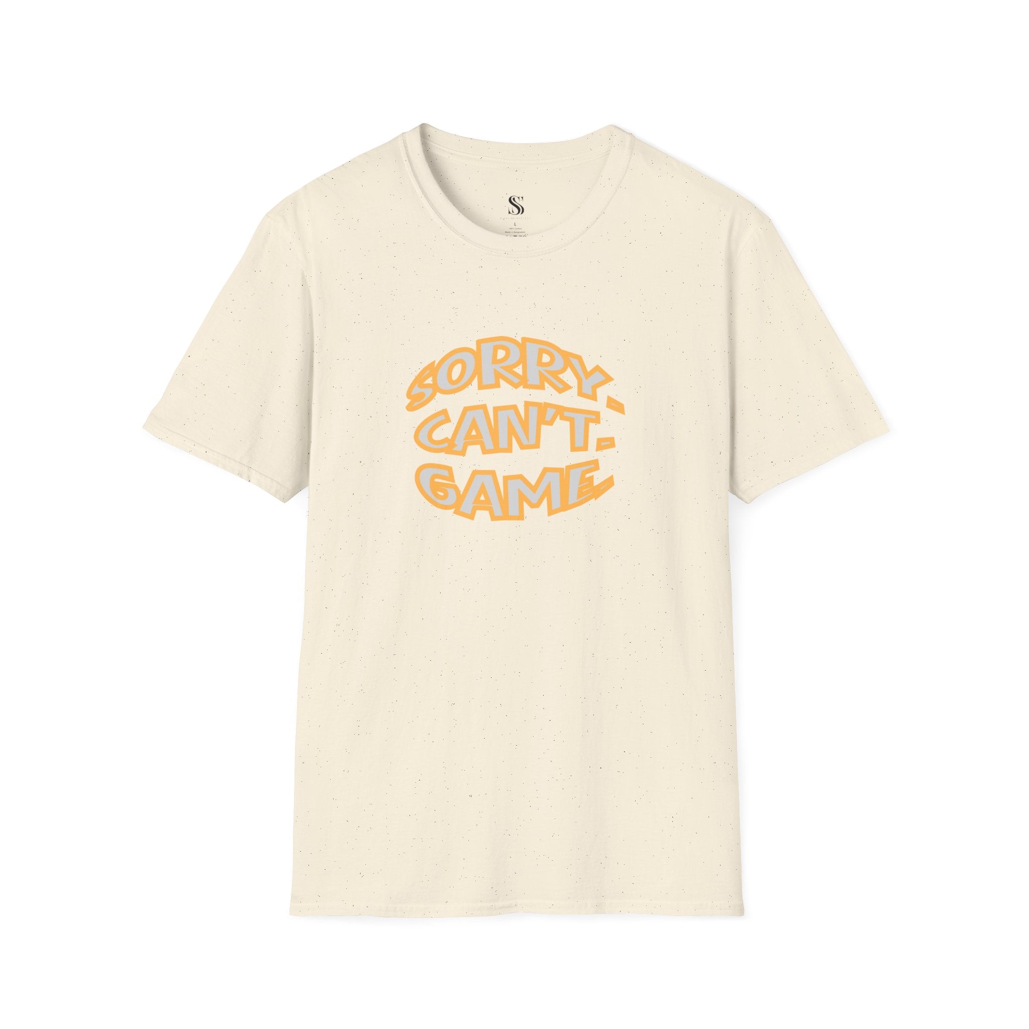 Men's "Sorry. Can't. Game." Retro Tee