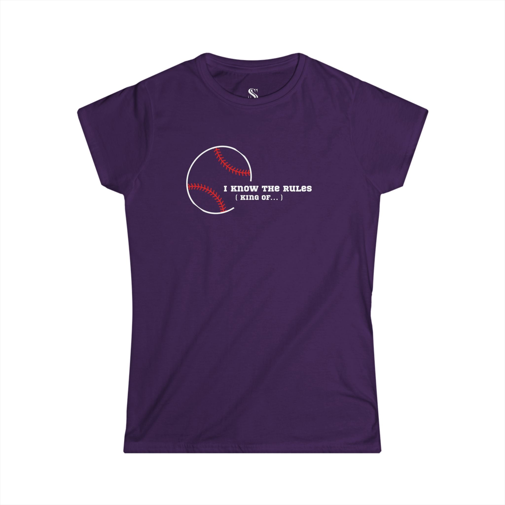 Women’s "I Know the Rules" Baseball Tee