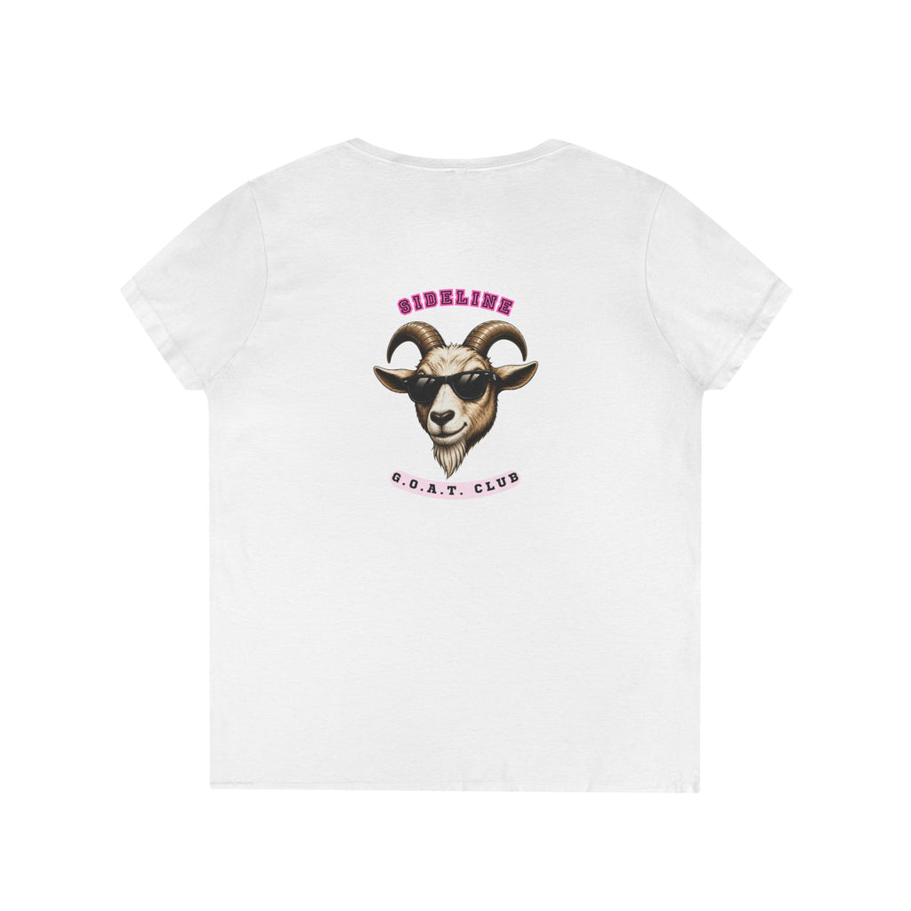 Women's "Sideline G.O.A.T. Club" V-Neck