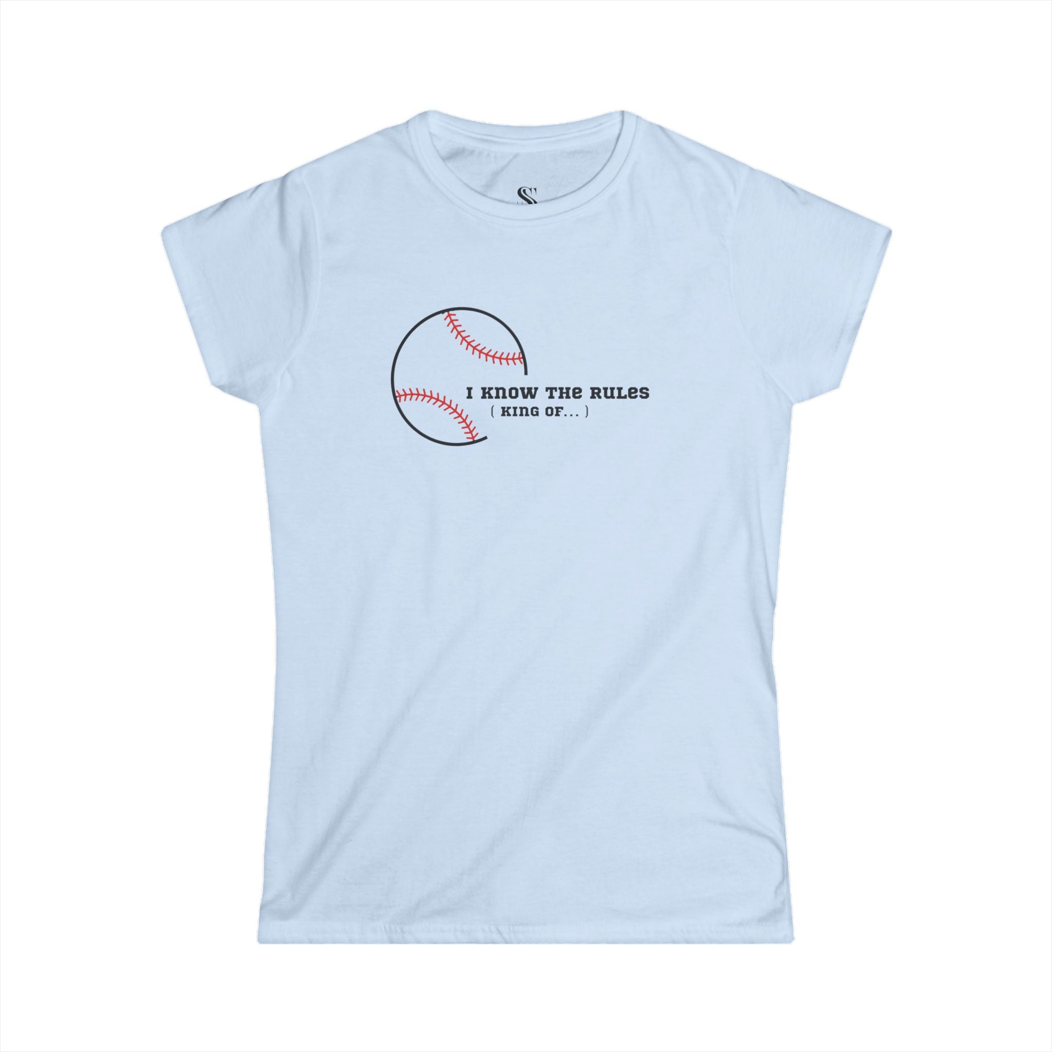Women’s "I Know the Rules" Baseball Tee