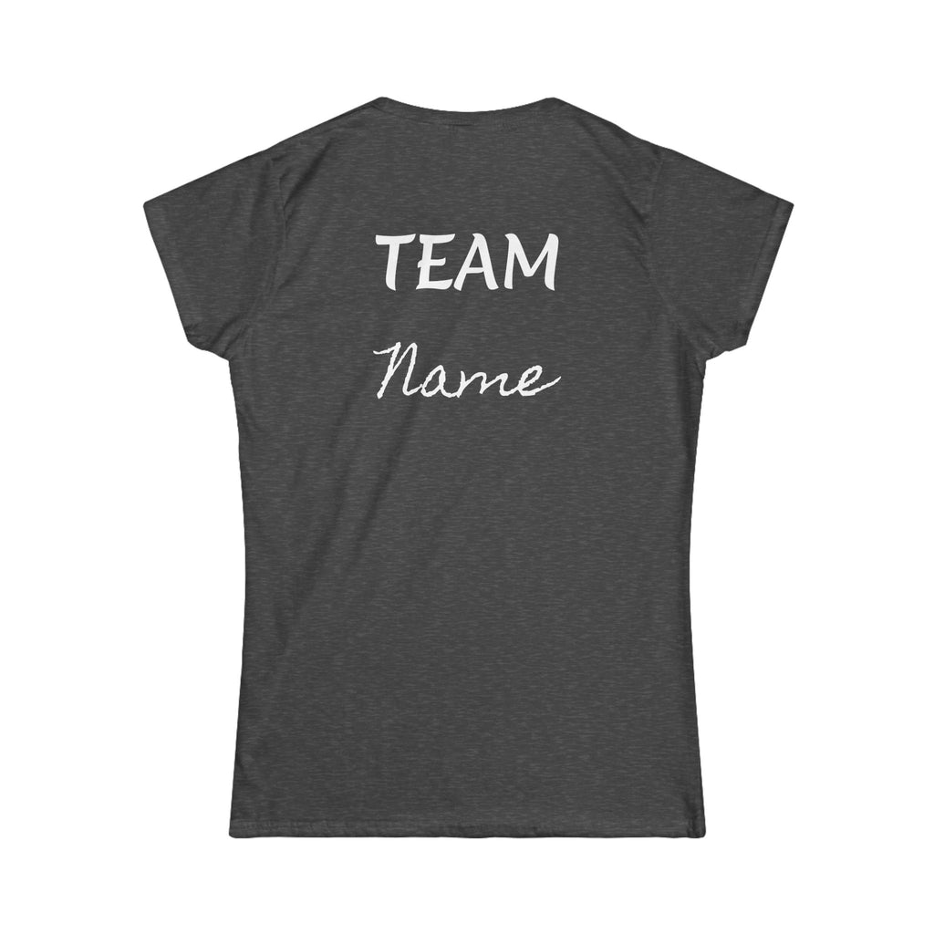 Women's Personalized Team "Name" Tee
