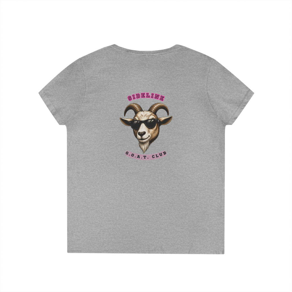 Women's "Sideline G.O.A.T. Club" V-Neck