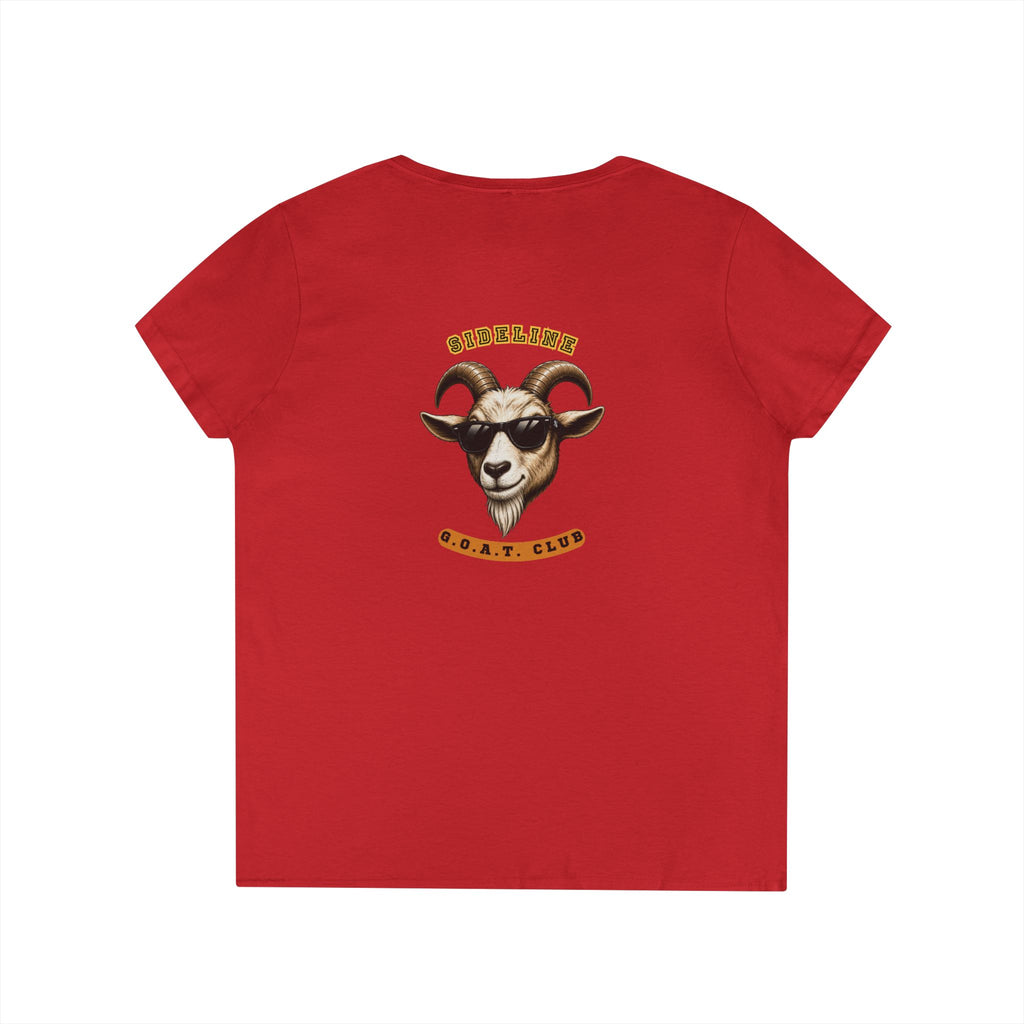 Women's "Sideline G.O.A.T. Club" V-Neck