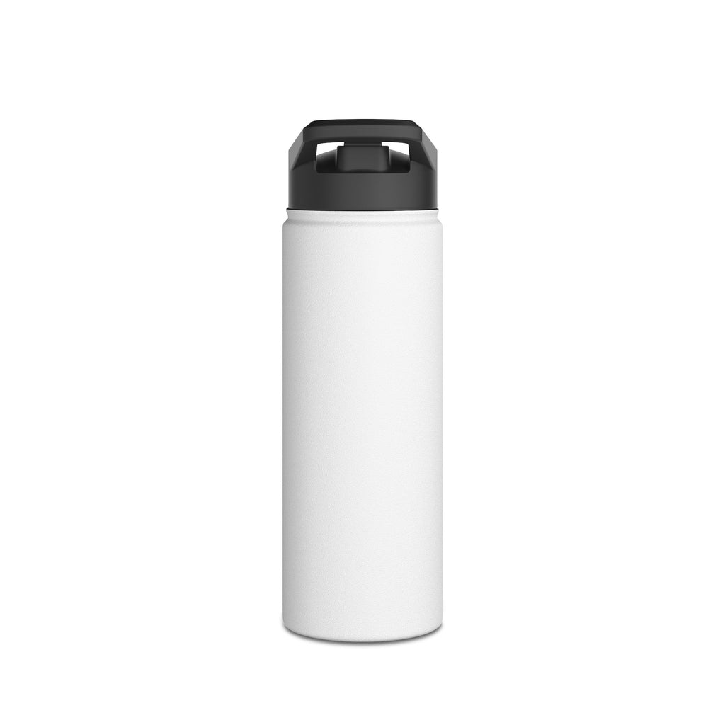 Sideline Personalized "Blue Name" Stainless Steel Water Bottle w/ Straw