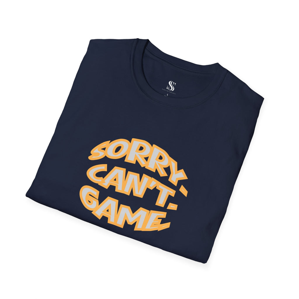 Men's "Sorry. Can't. Game." Retro Tee