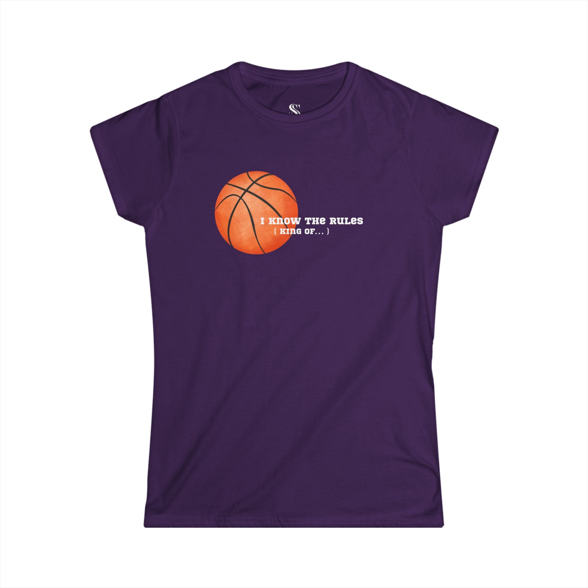Women's "I Know the Rules" Basketball Tee