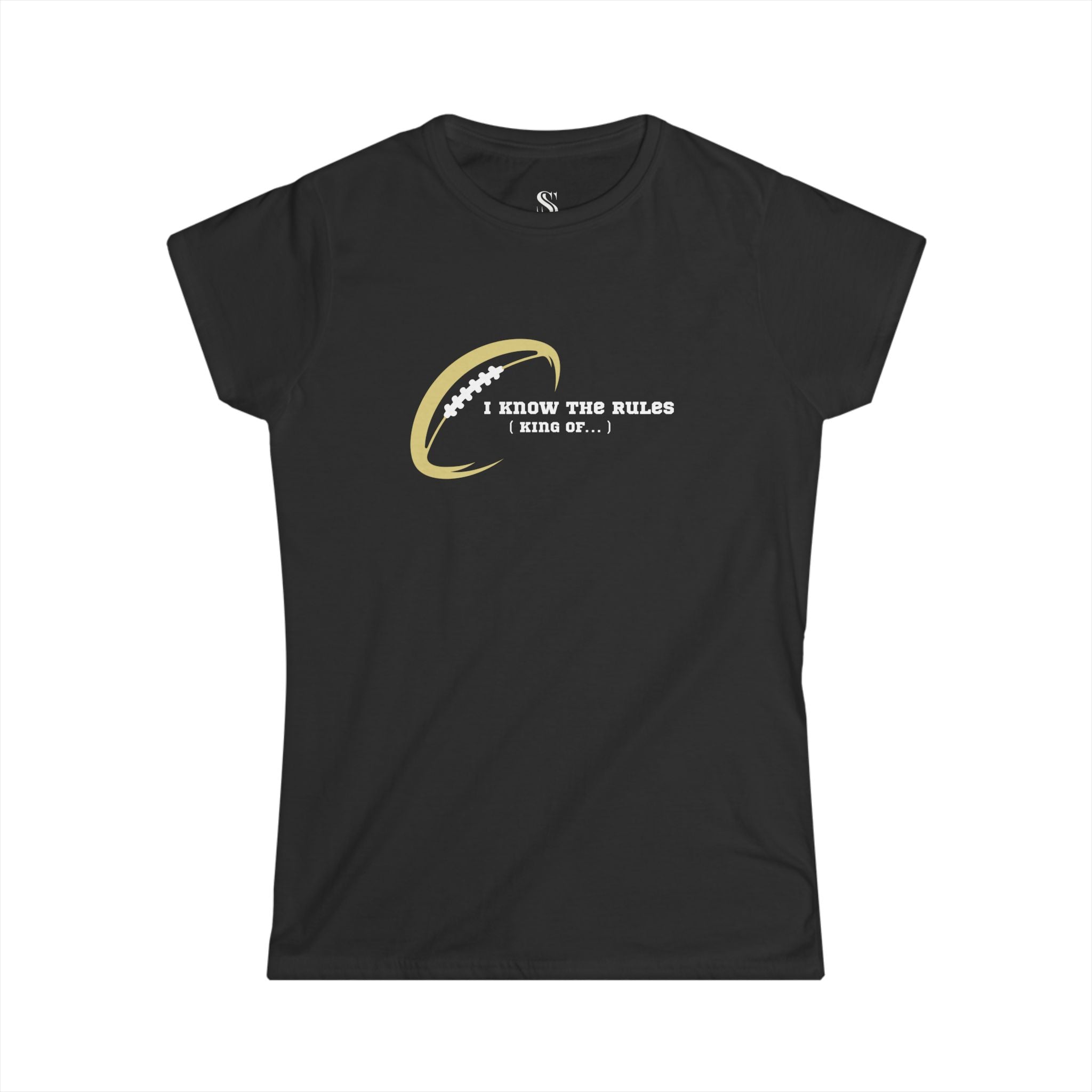 Women's "I Know the Rules" Football Tee