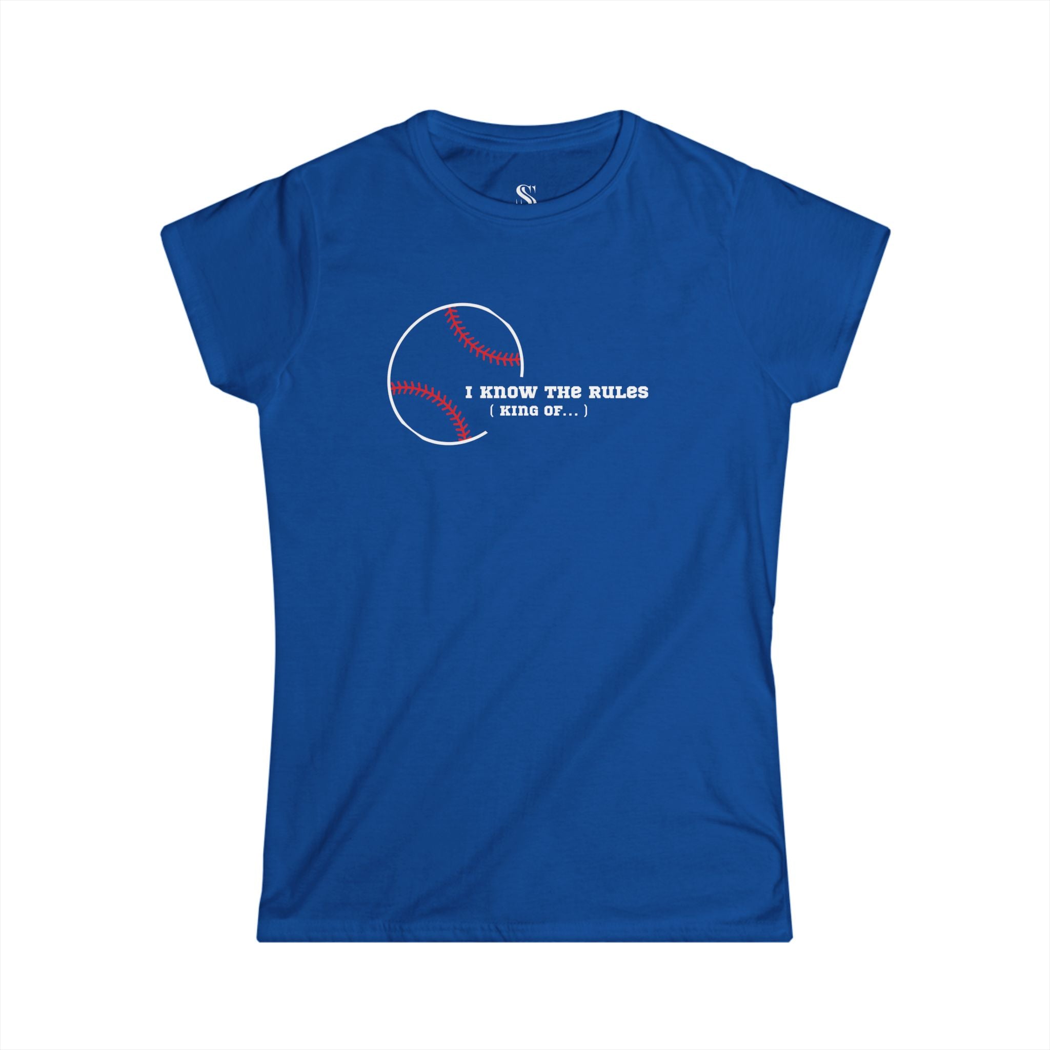 Women’s "I Know the Rules" Baseball Tee