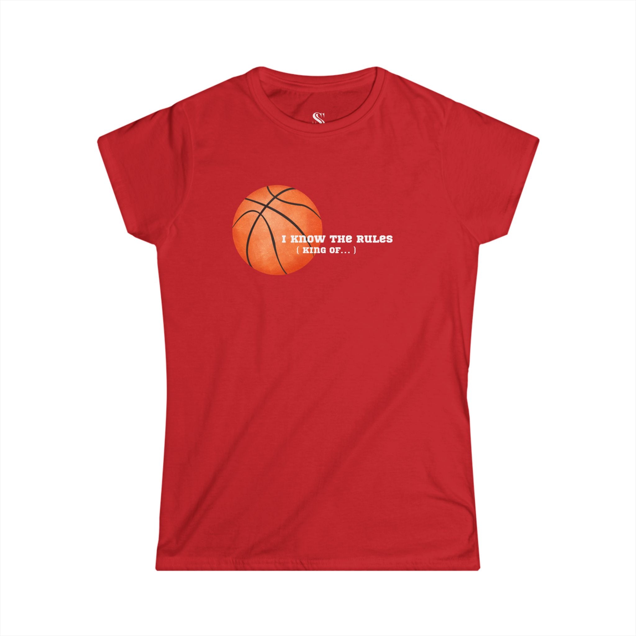 Women's "I Know the Rules" Basketball Tee