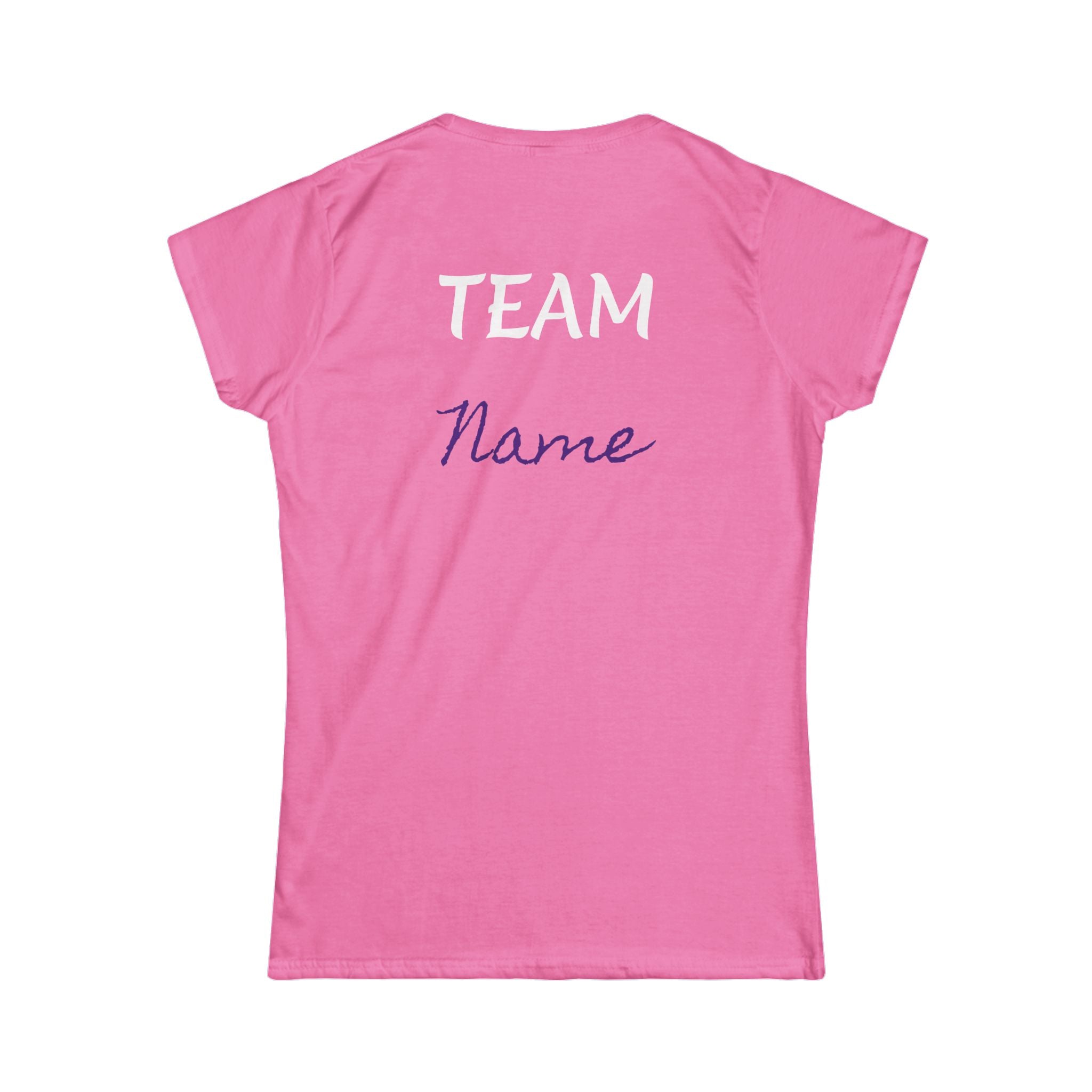 Women's Personalized Team "Name" Tee