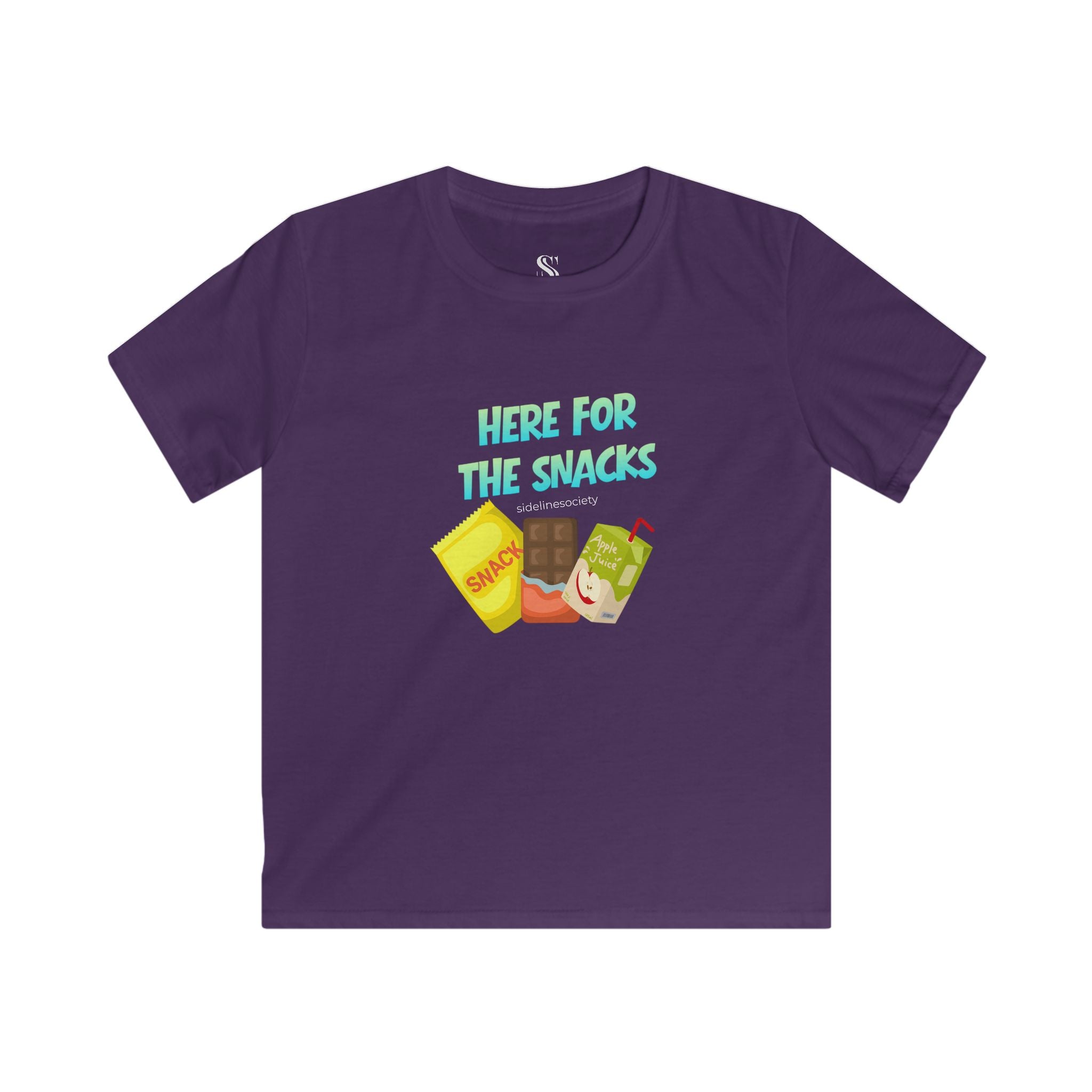 Children's "Here for the Snacks" Graphic Tee