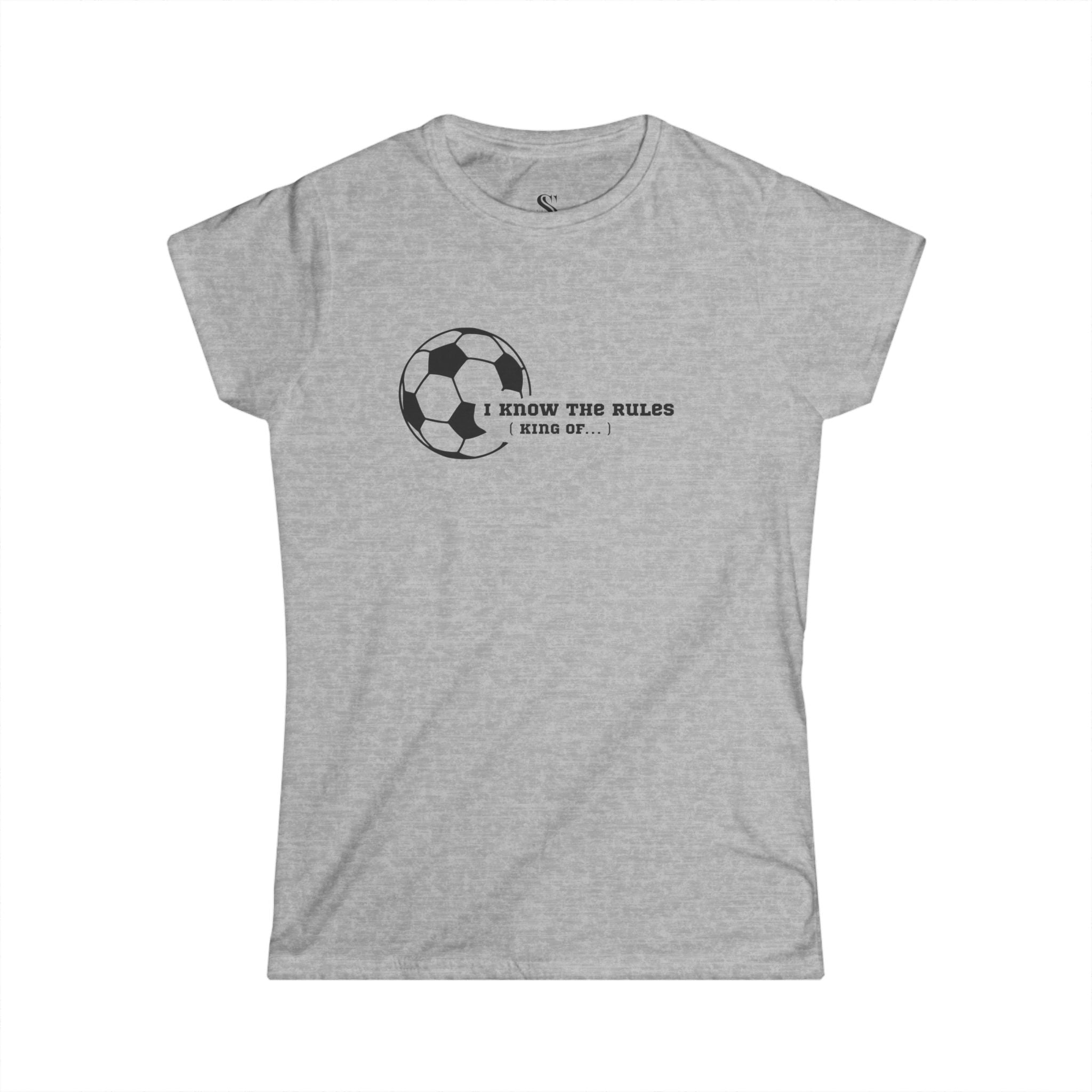 Women’s "I Know the Rules" Soccer Tee