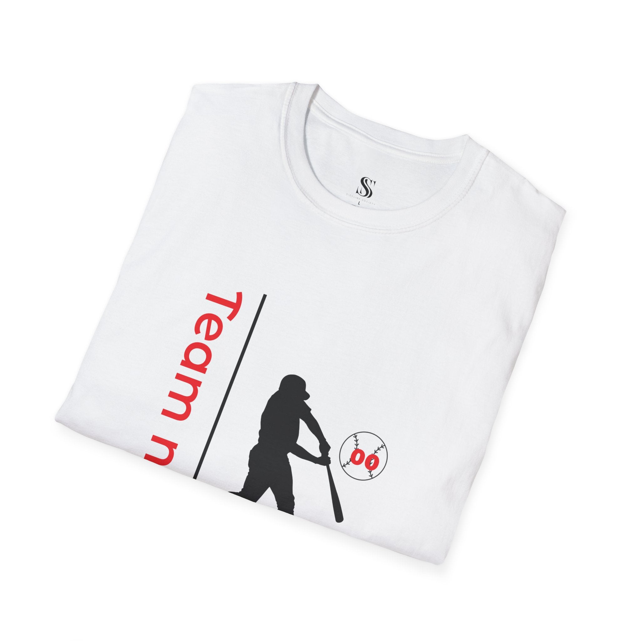 Men's Personalized Baseball Team & Player Name Tee
