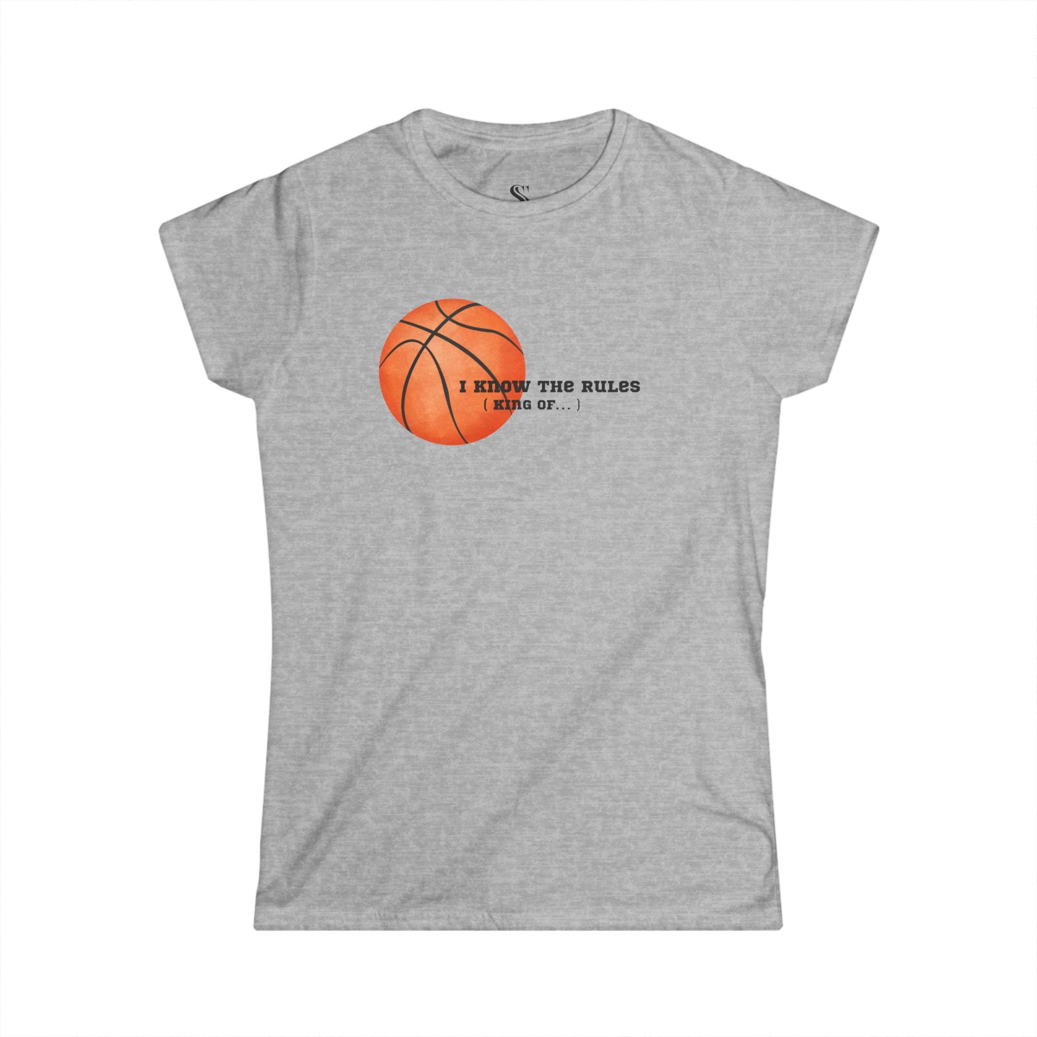 Women's "I Know the Rules" Basketball Tee