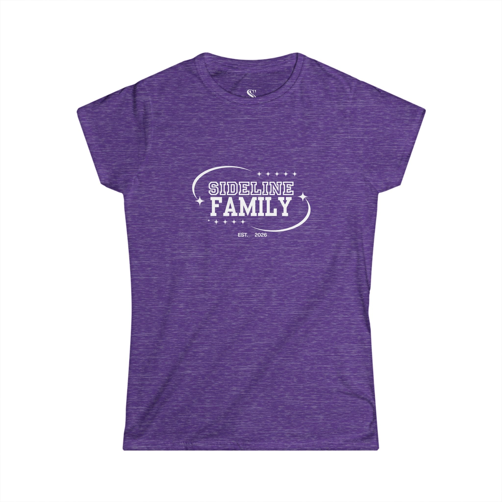Women's "Sideline Family" Personalized Name & Number Tee
