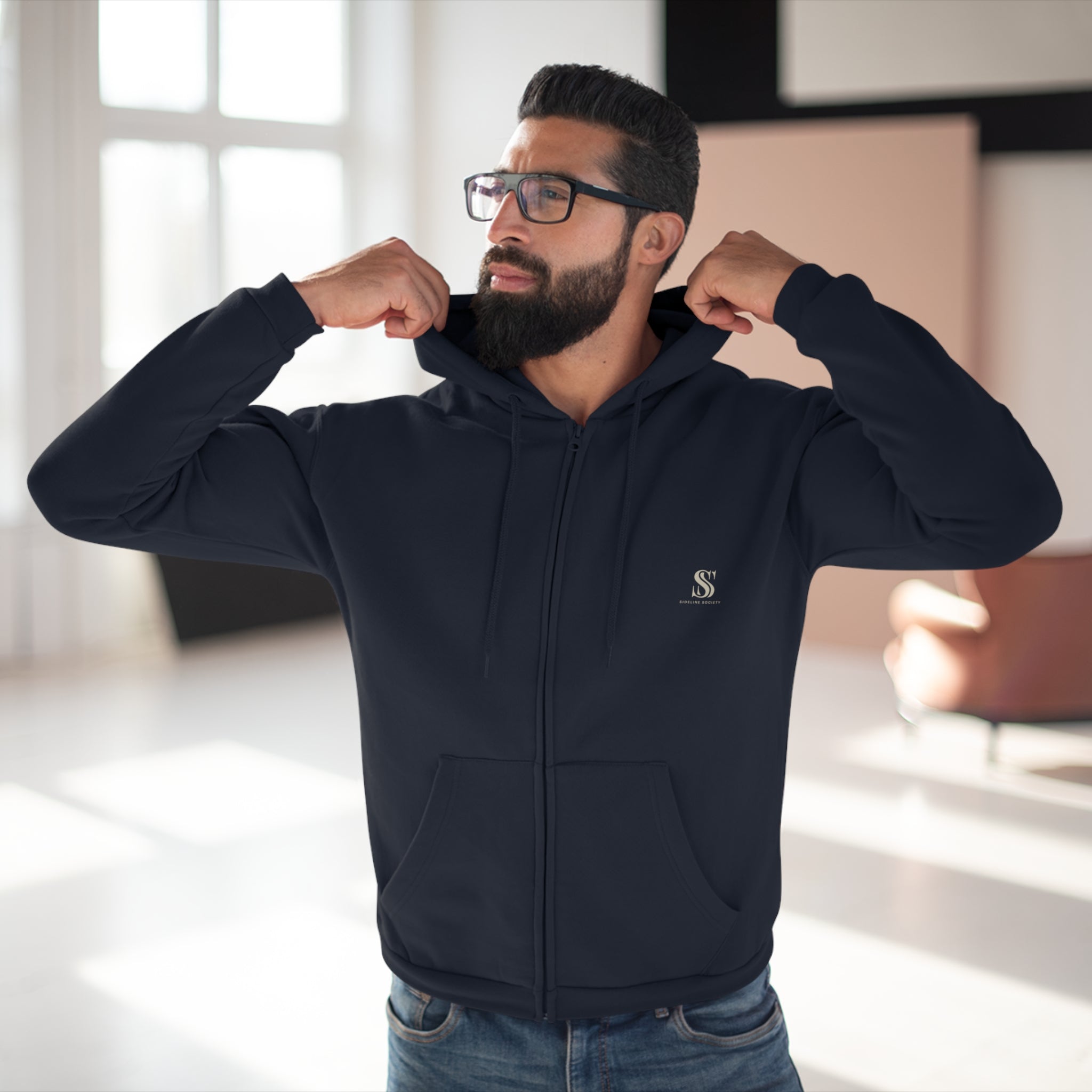Men's USA Stadium Hooded Zip Sweatshirt