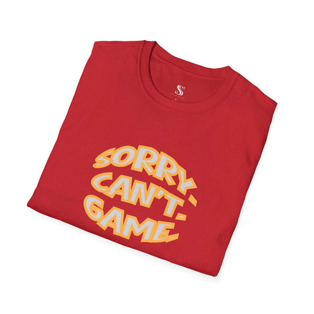 Men's "Sorry. Can't. Game." Retro Tee