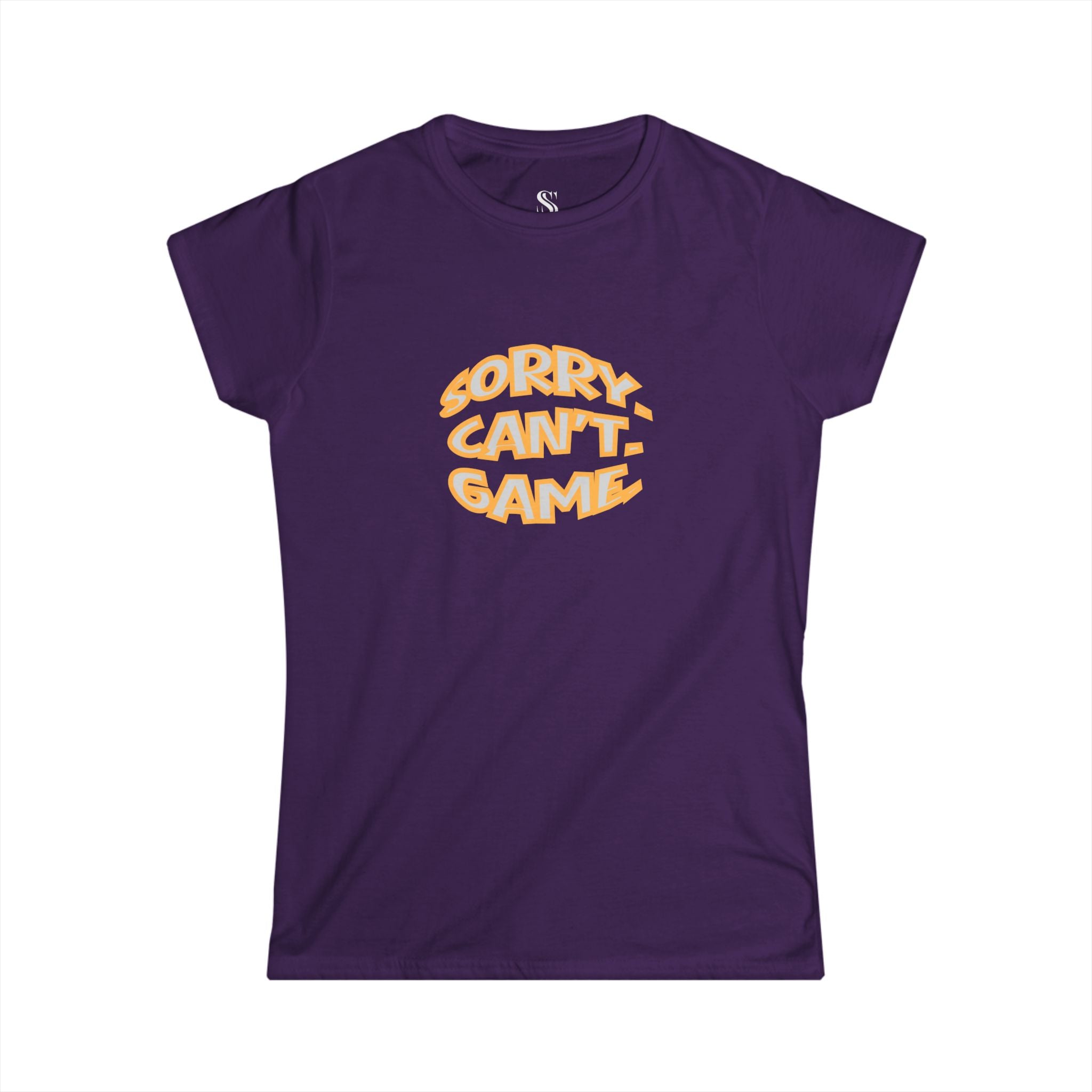 Women's "Sorry. Can't. Game." Retro Tee
