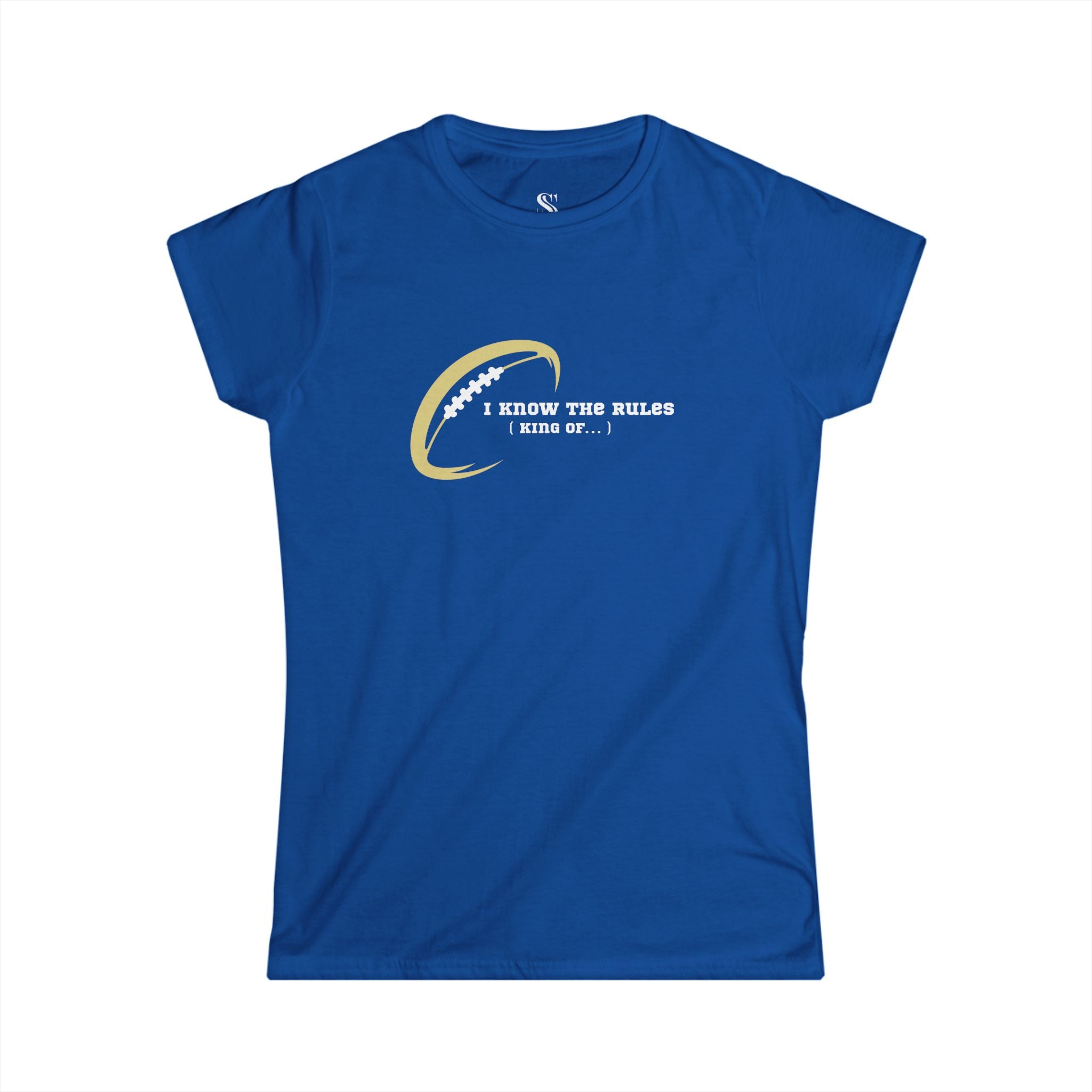 Women's "I Know the Rules" Football Tee