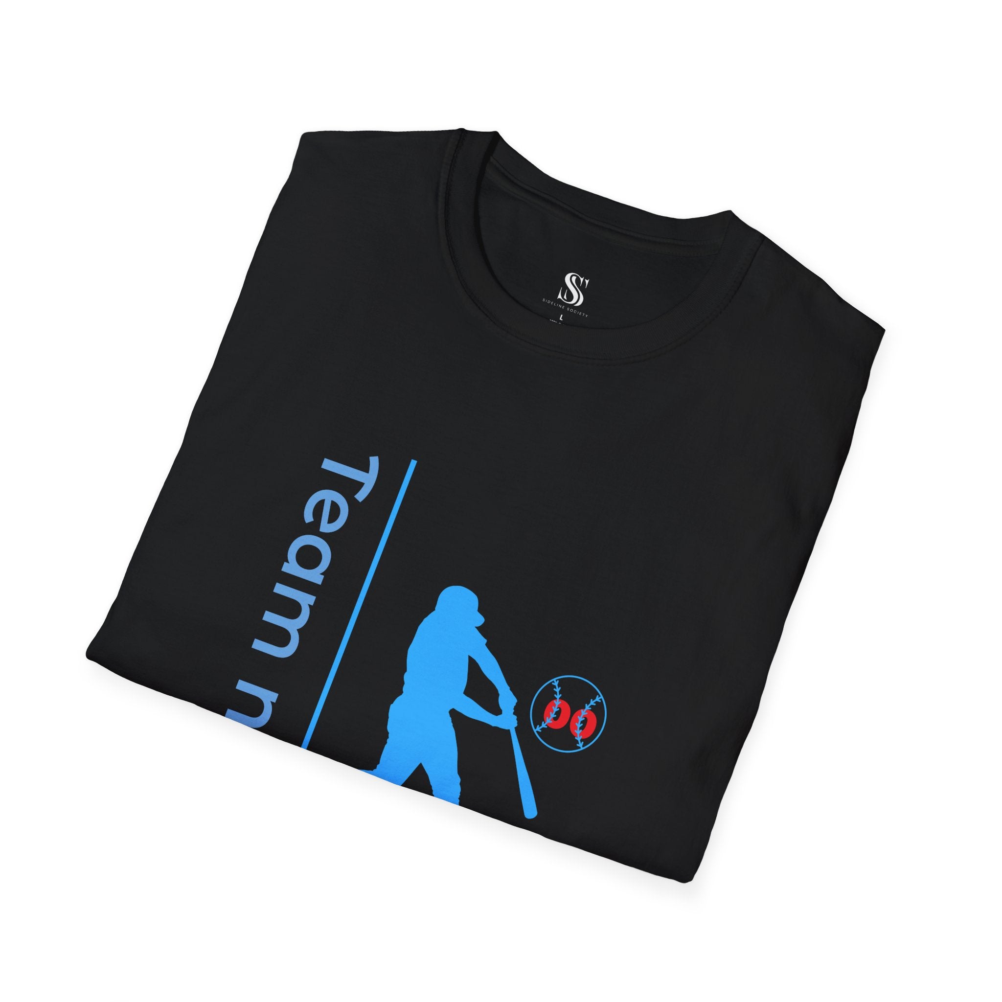 Men's Personalized Baseball Team & Player Name Tee