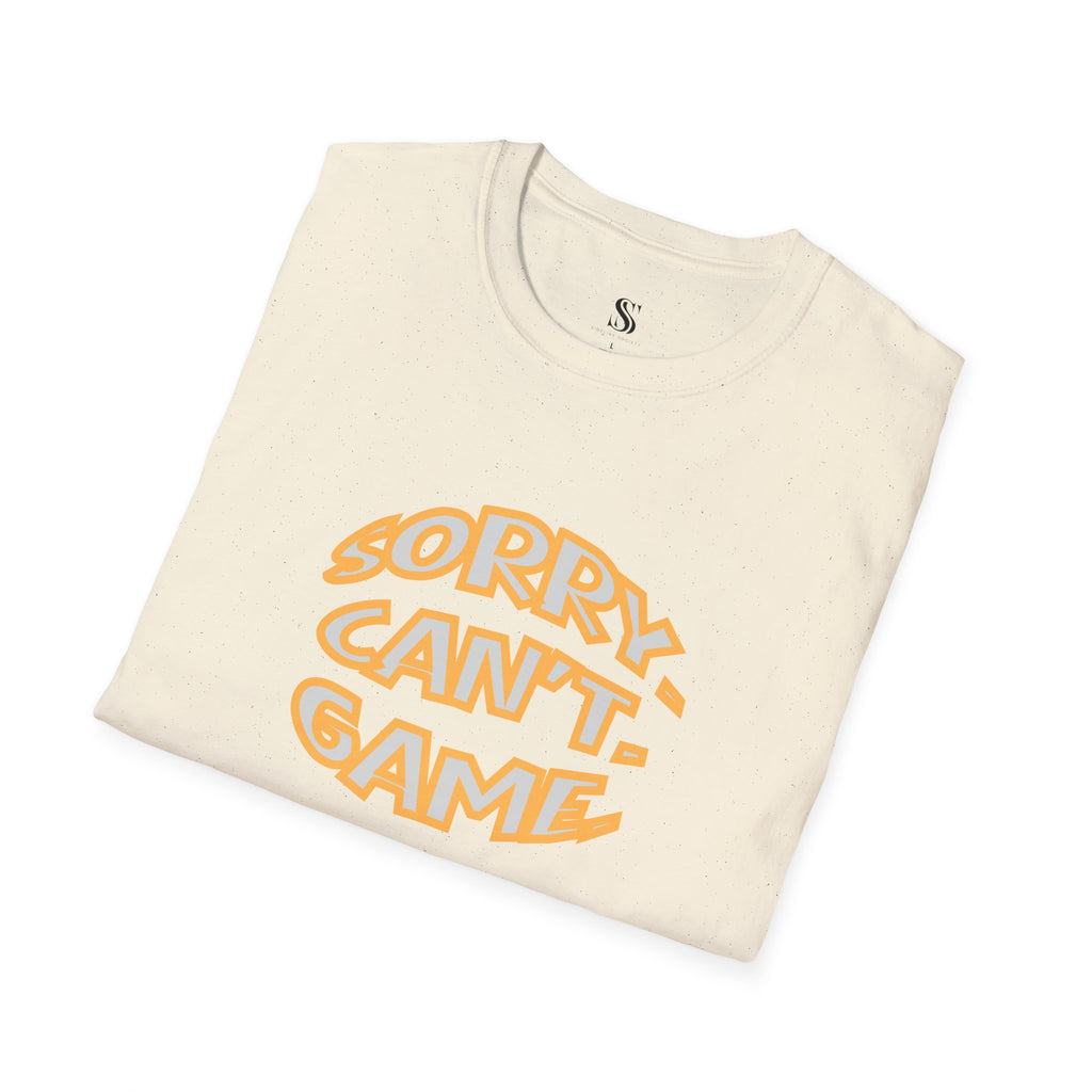 Men's "Sorry. Can't. Game." Retro Tee