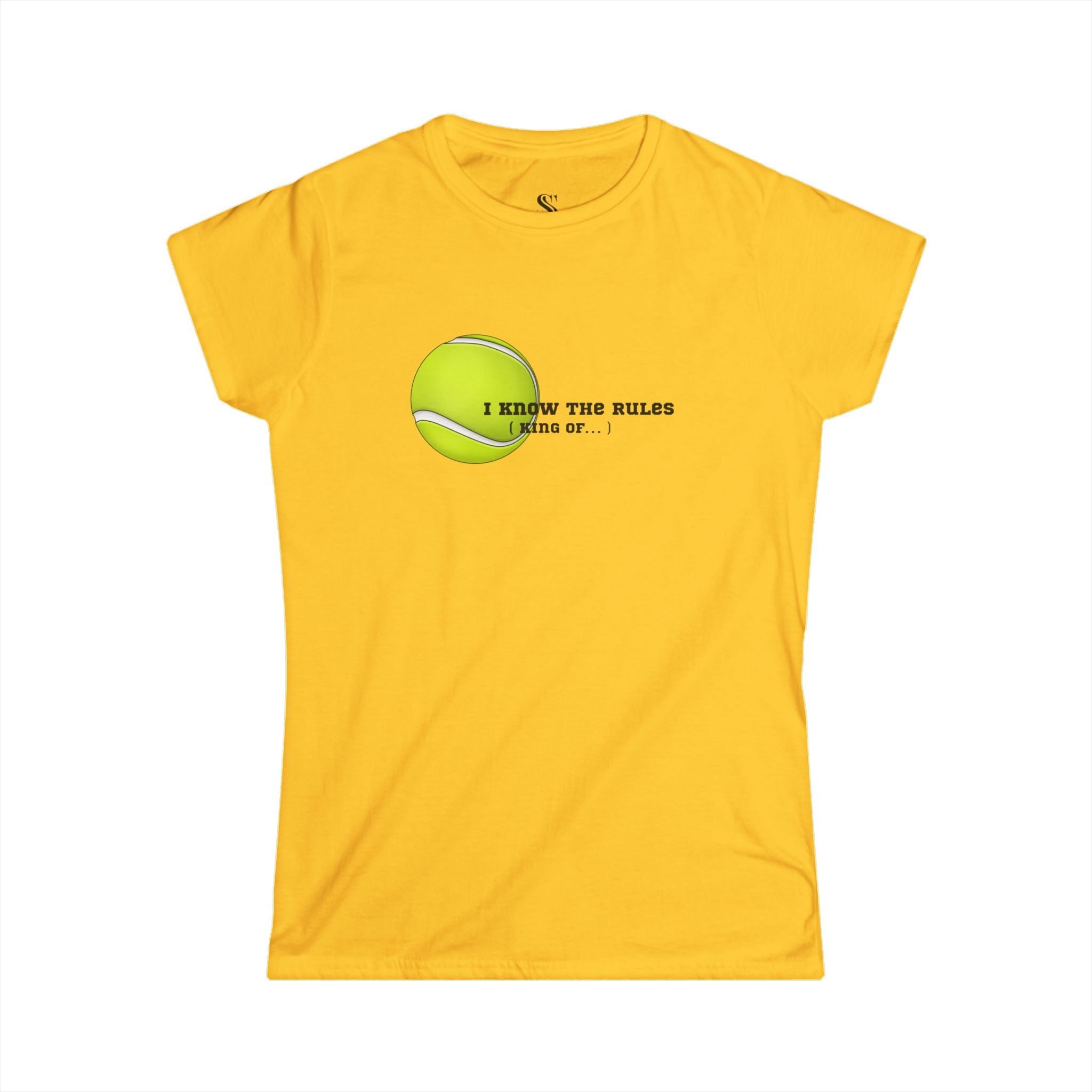 Women's "I Know the Rules" Tennis Tee
