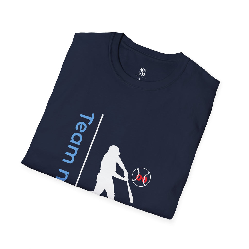 Men's Personalized Baseball Team & Player Name Tee