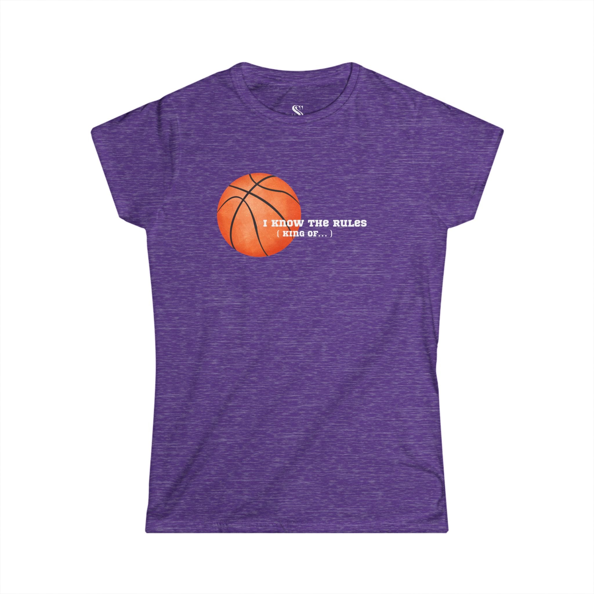 Women's "I Know the Rules" Basketball Tee
