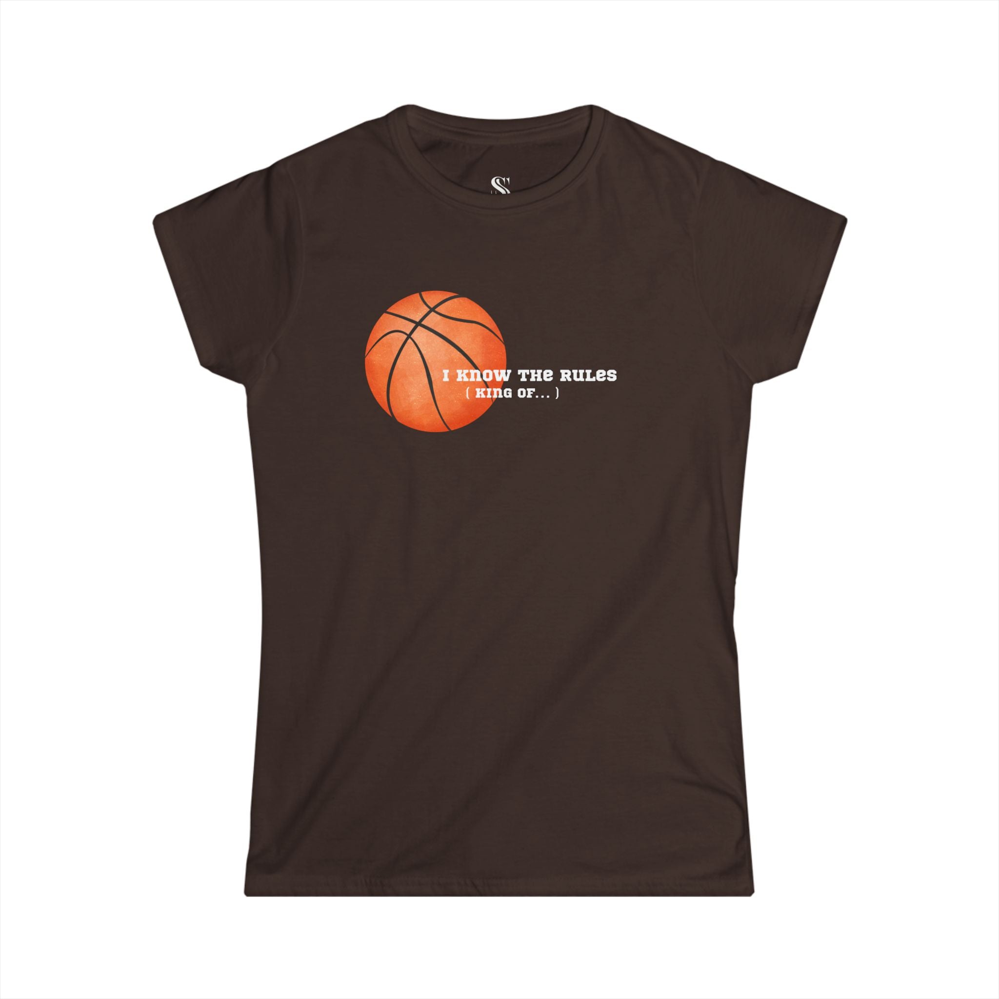 Women's "I Know the Rules" Basketball Tee