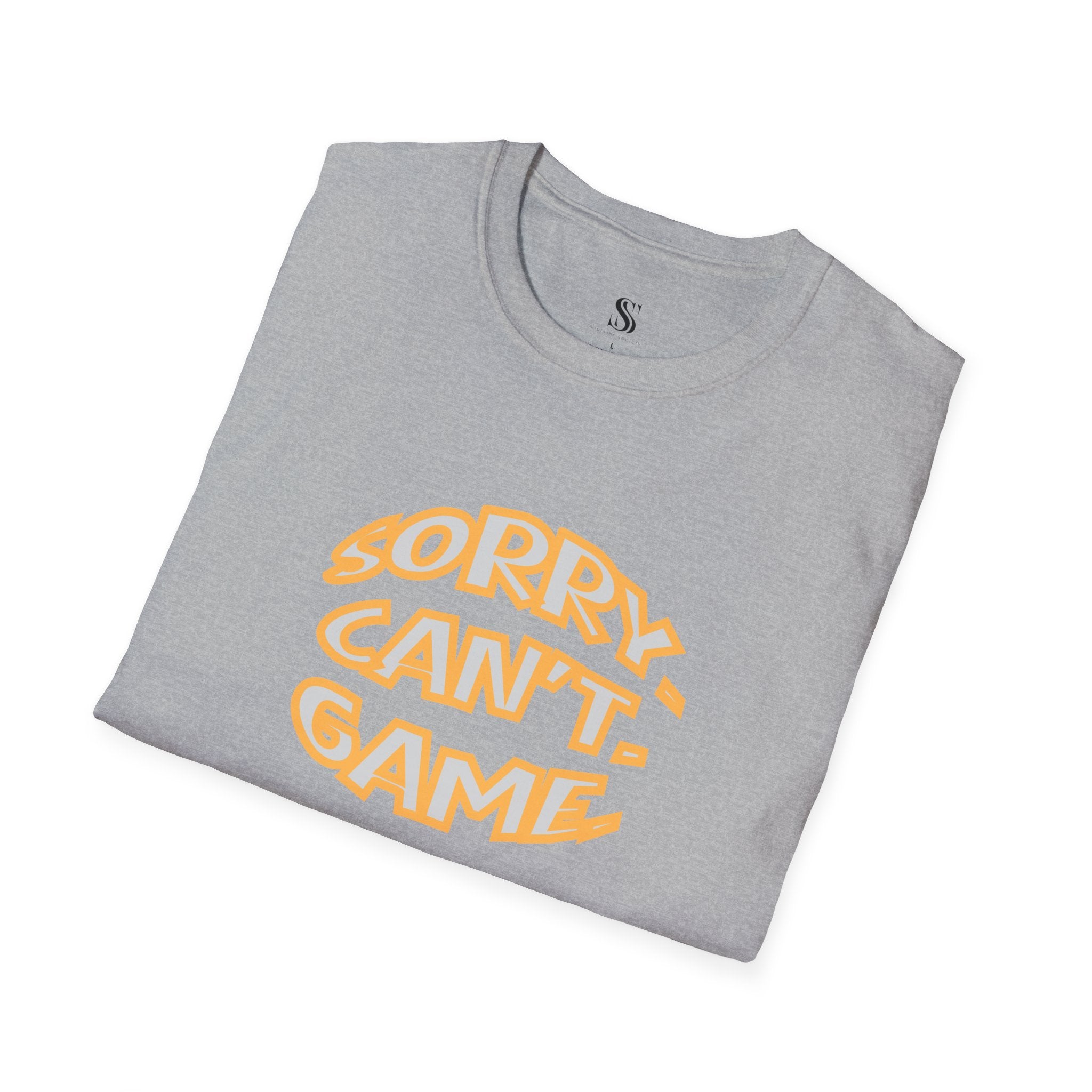 Men's "Sorry. Can't. Game." Retro Tee