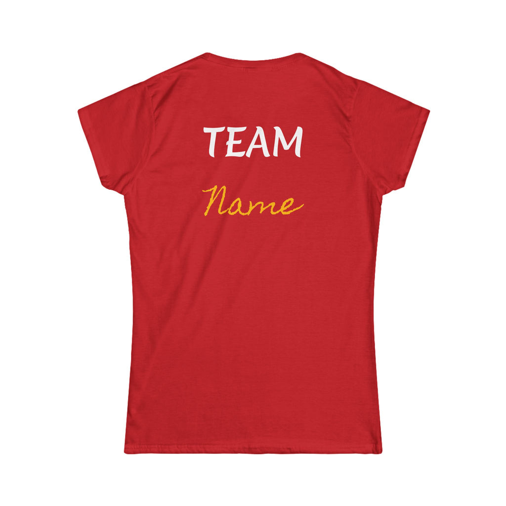 Women's Personalized Team "Name" Tee