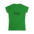 Women's "Sideline Family" Personalized Name & Number Tee