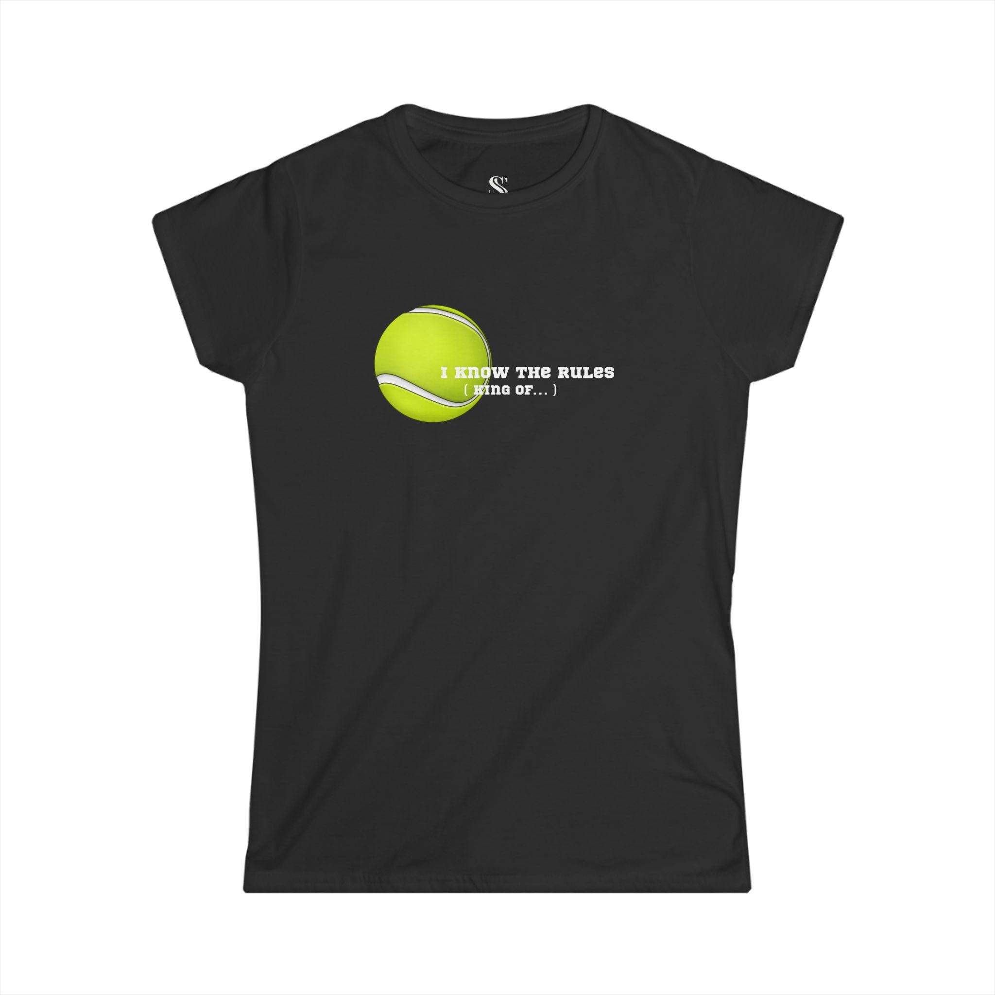 Women's "I Know the Rules" Tennis Tee
