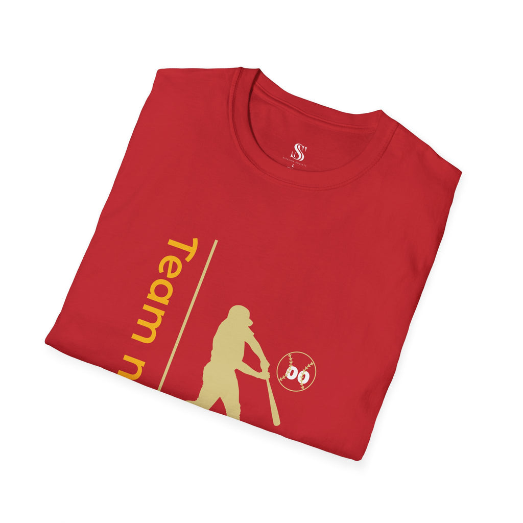 Men's Personalized Baseball Team & Player Name Tee