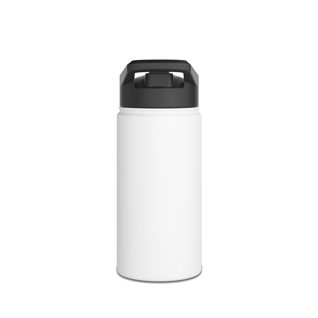 Sideline Personalized "Pink Name" Stainless Steel Water Bottle w/ Straw